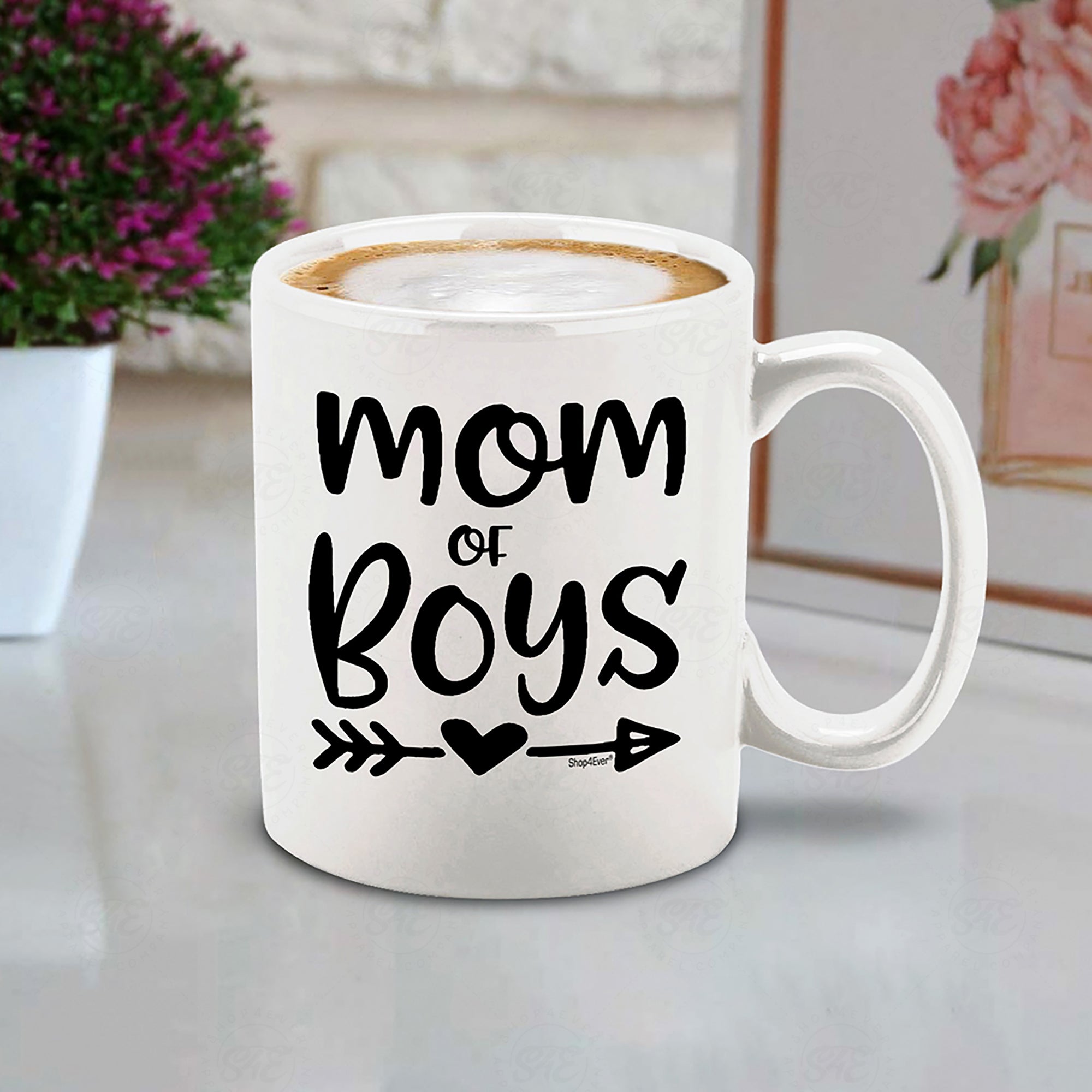 Mom Of Boys Ceramic Coffee Mug Boy Mama