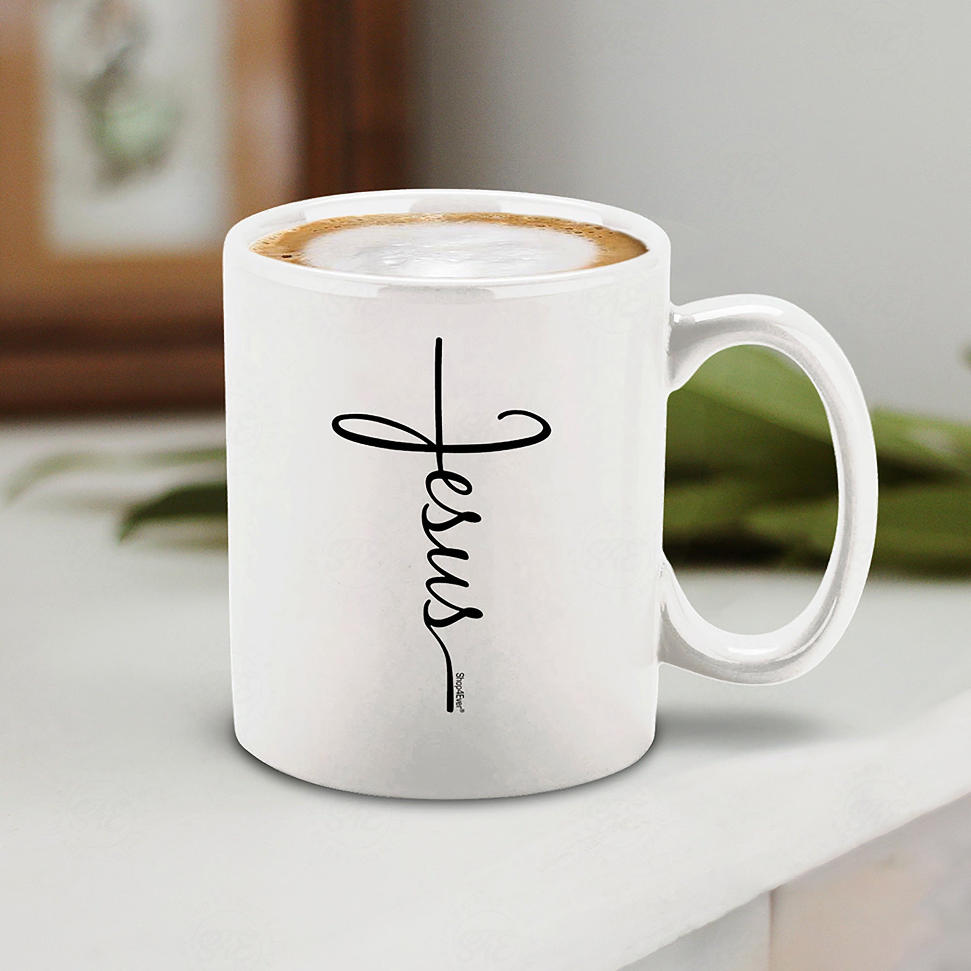 Jesus Cross Ceramic Coffee Mug Tea Cup