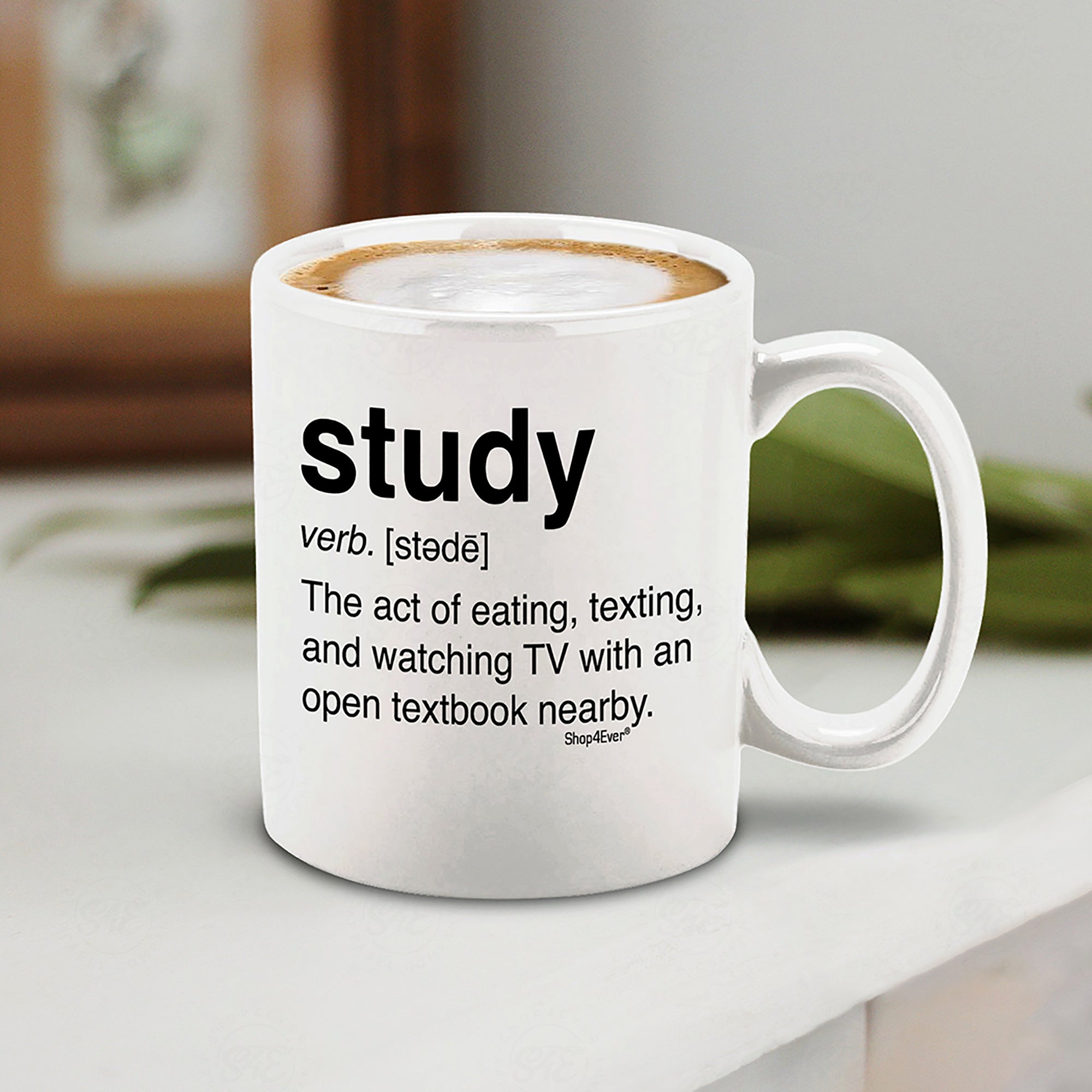 Study Definition Ceramic Coffee Mug Tea Cup For College Student Graduate
