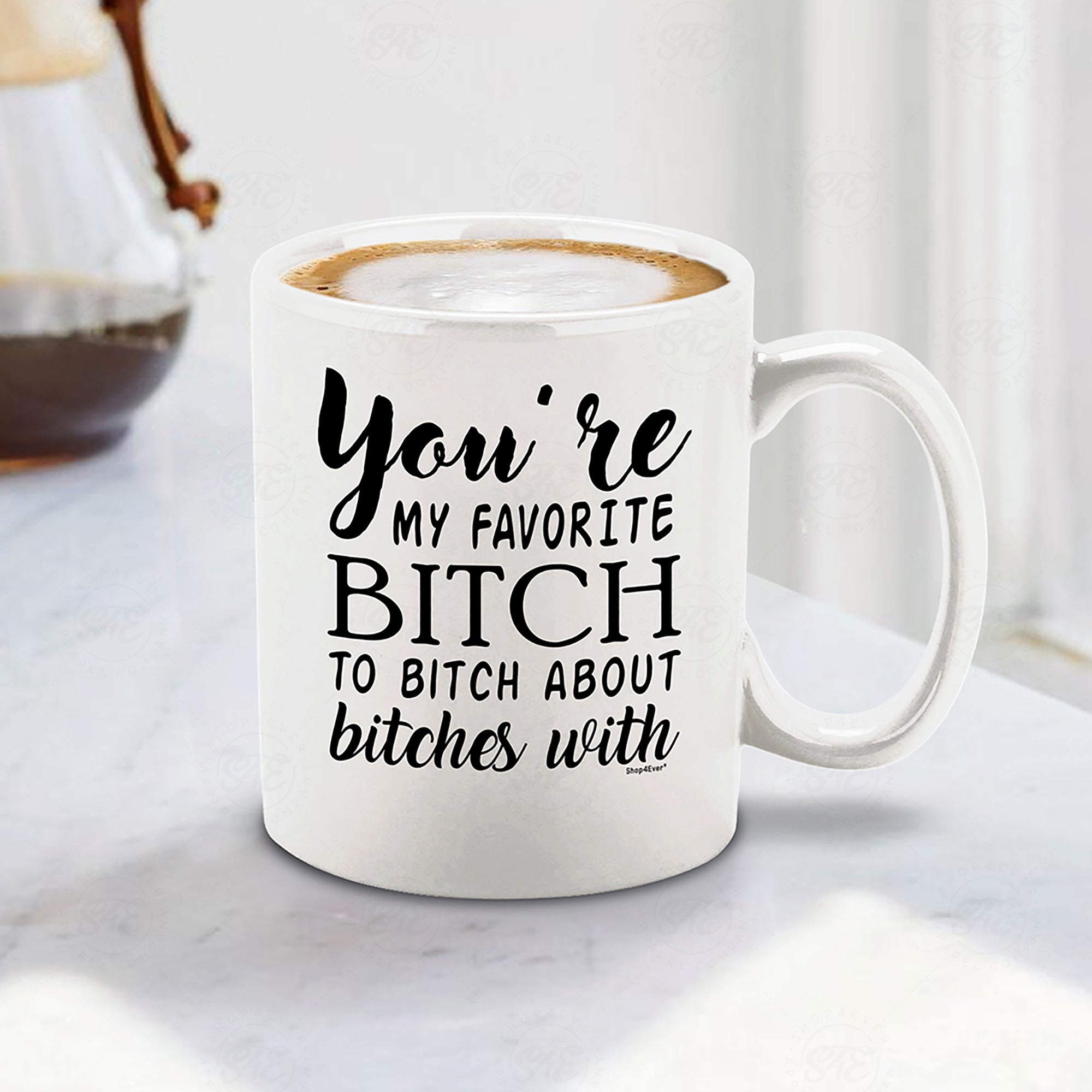 Funny Bestfriend Bridesmaid Sister Coffee Mug Gift You're My Favorite B To B About B With Ceramic Coffee Mug Tea Cup