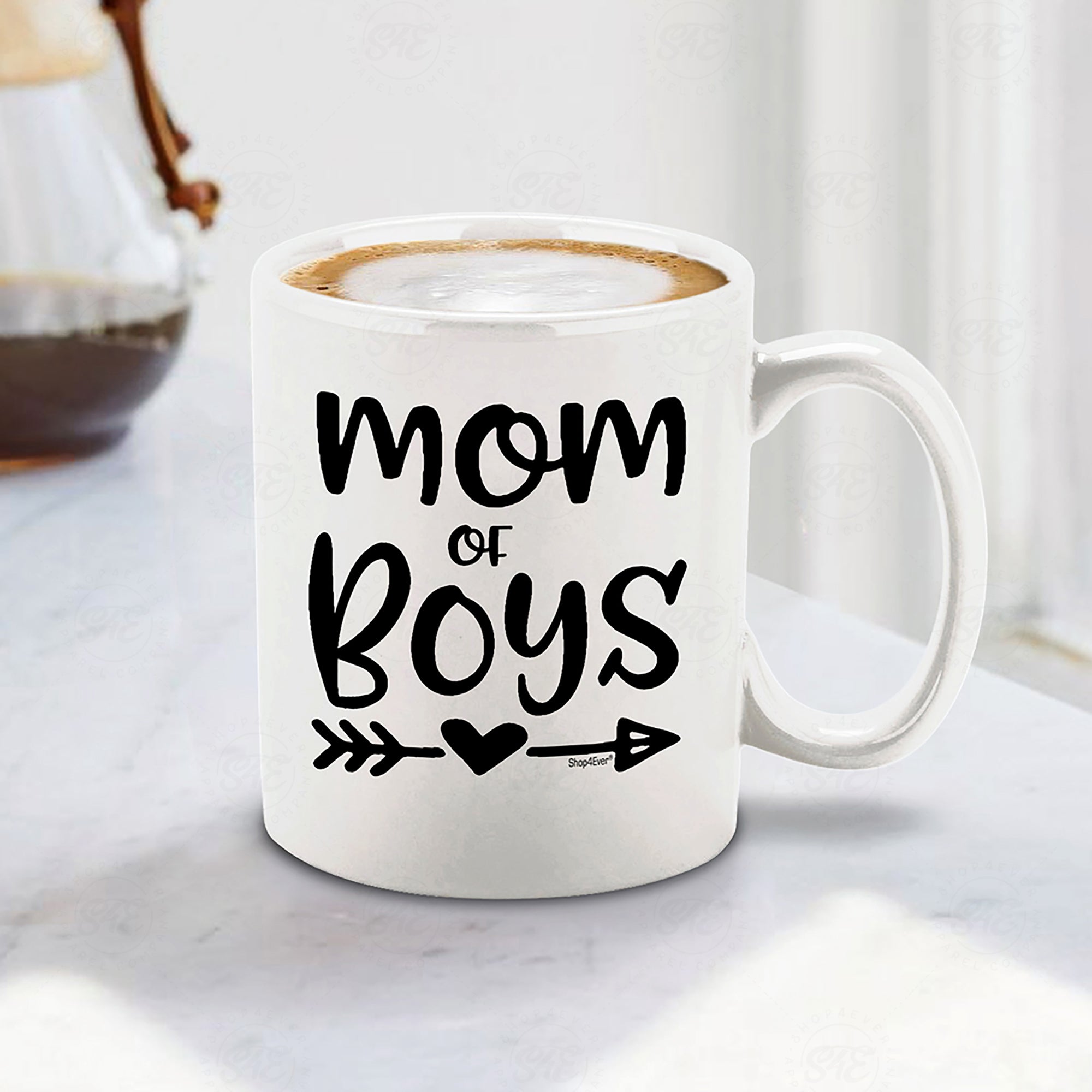 Mom Of Boys Ceramic Coffee Mug Boy Mama