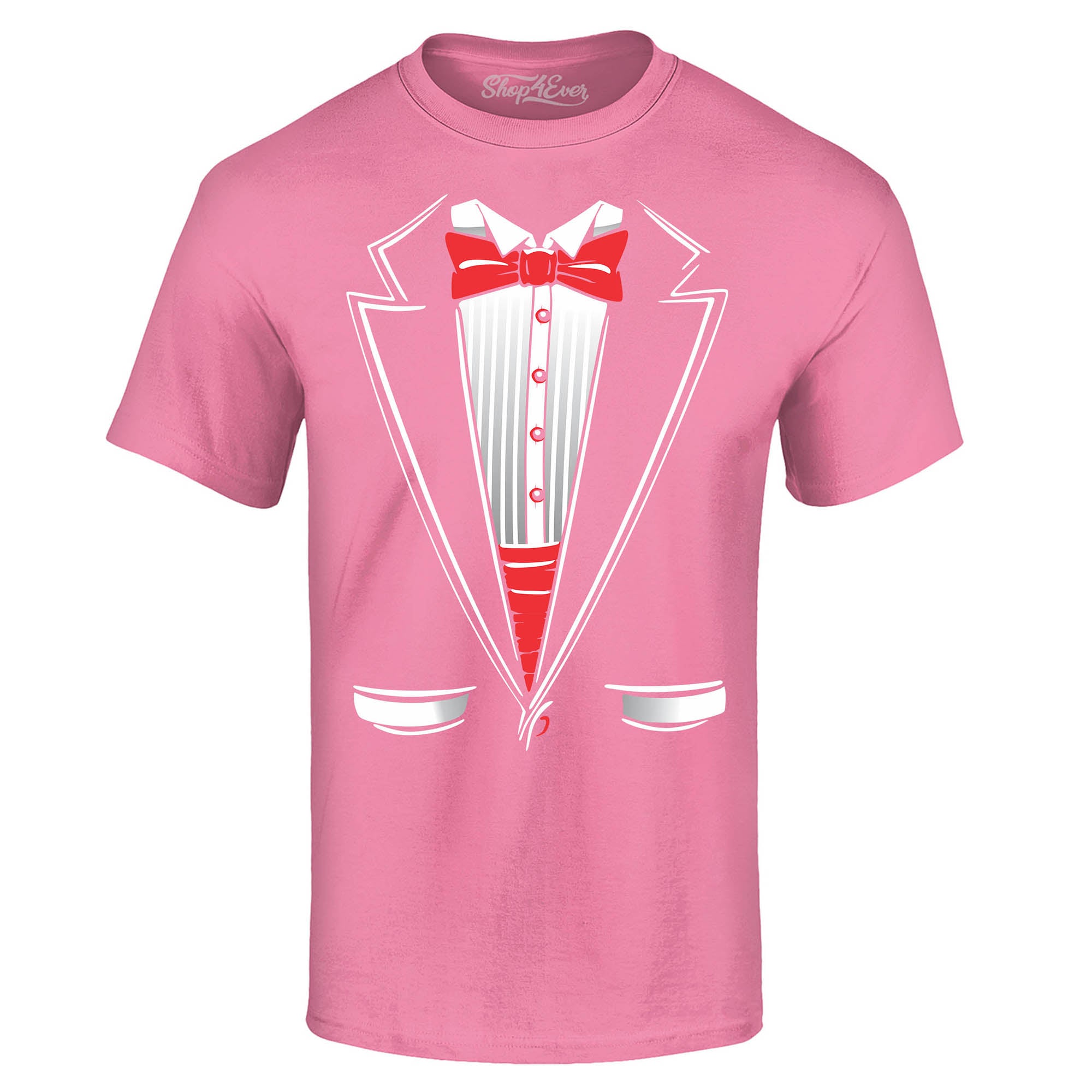 Classic Tuxedo T-Shirt Funny Party Costume Shirts
