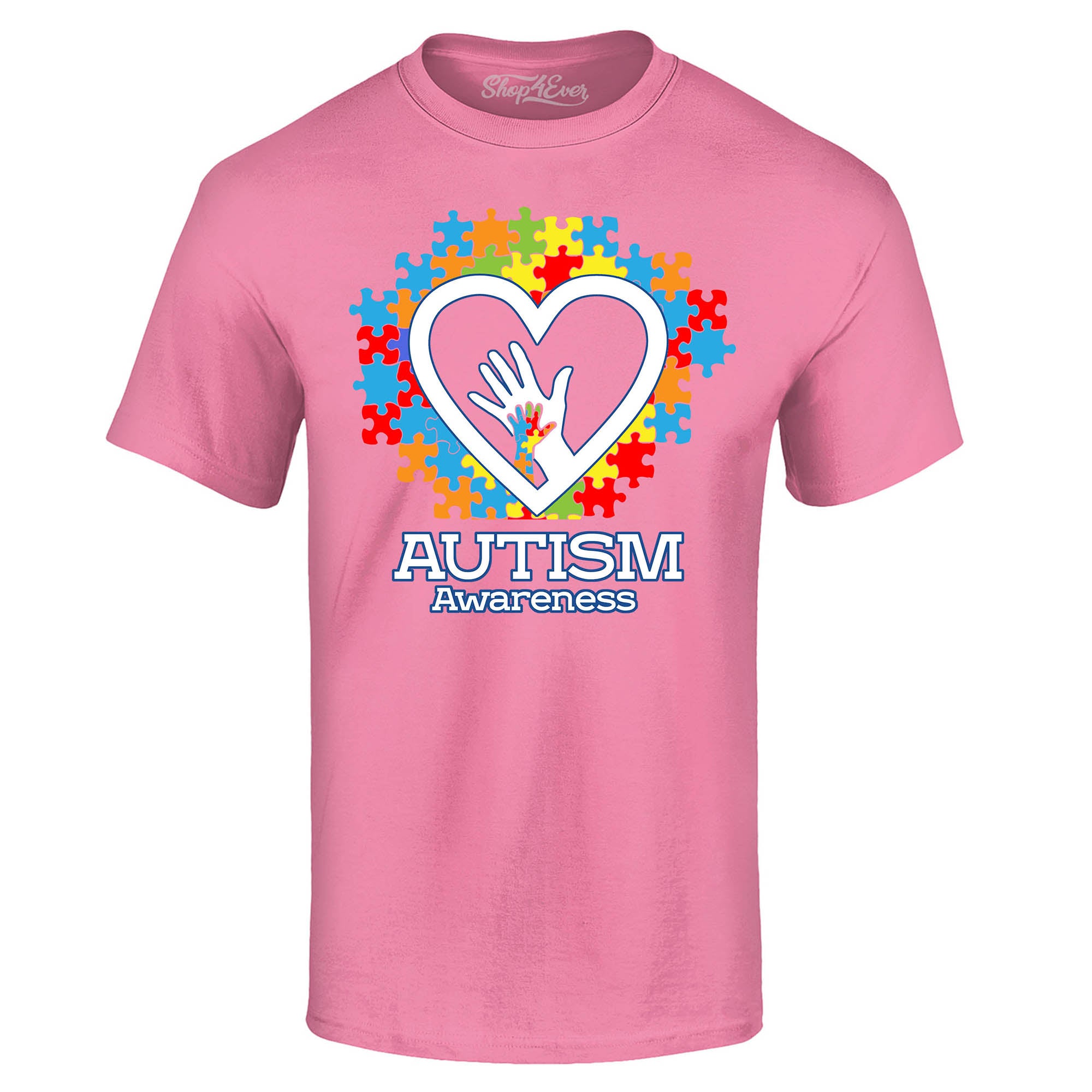 Autism Awareness Hands in Heart T-Shirt