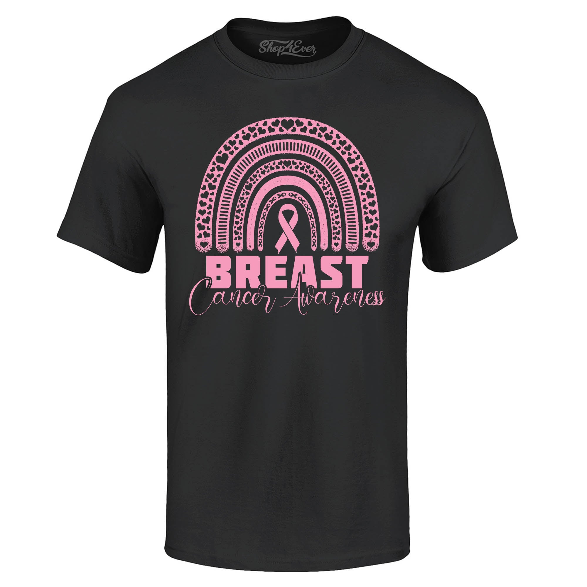 Breast Cancer Awareness Rainbow T-Shirt