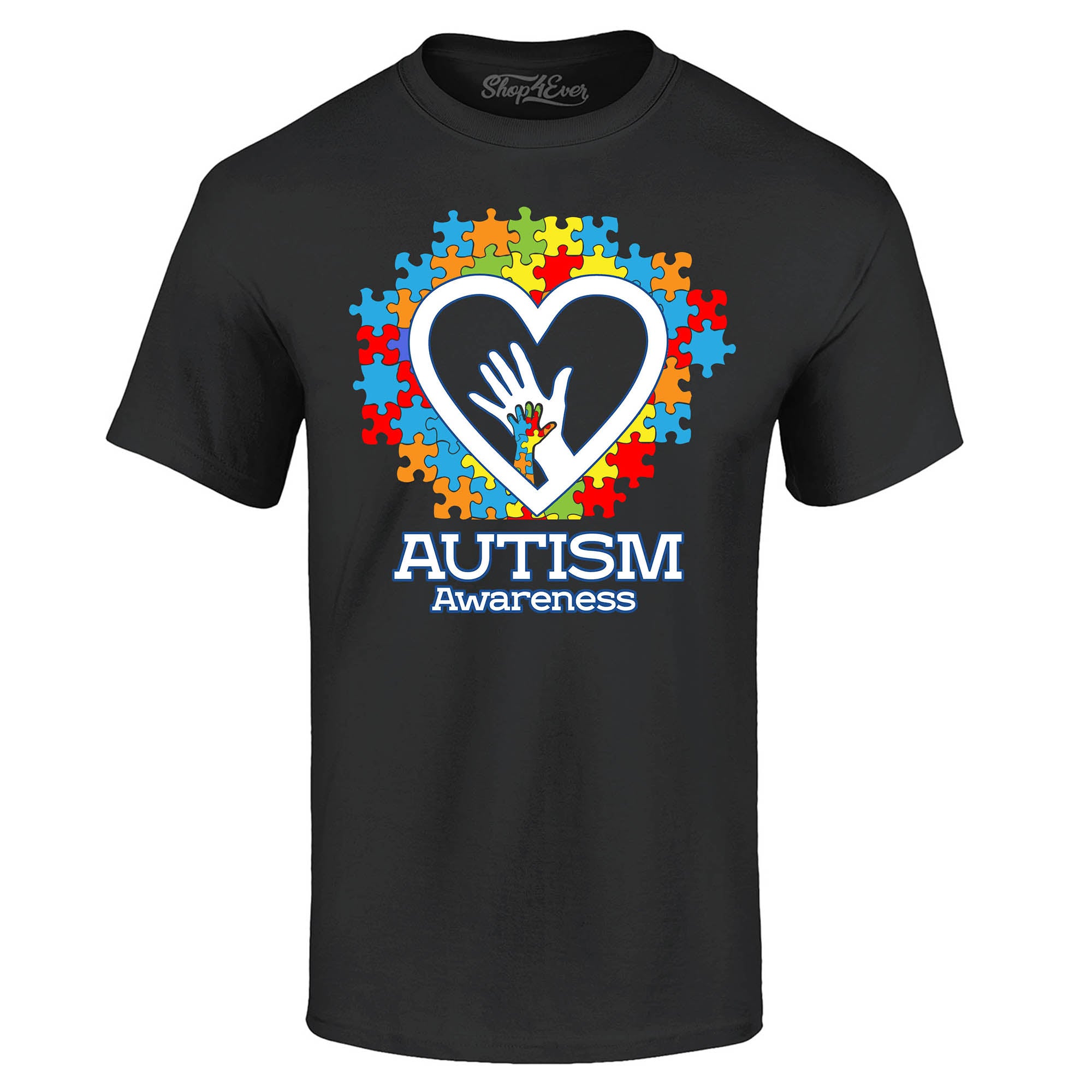 Autism Awareness Hands in Heart T-Shirt