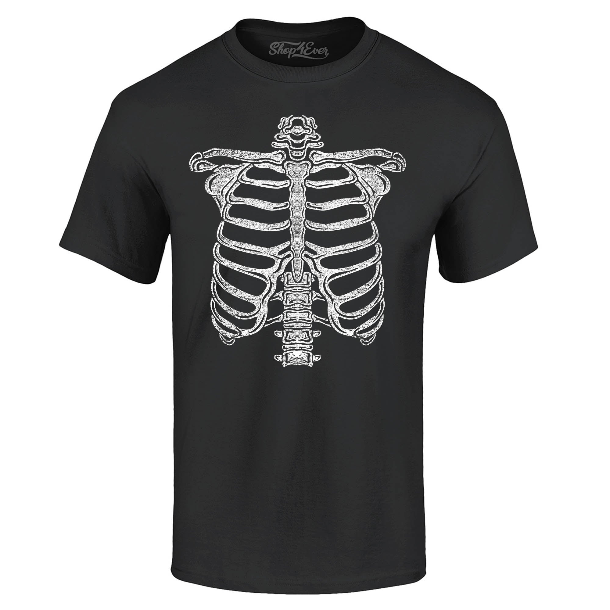 Skeleton Ribcage Easy Skeleton Halloween Costume Bones T-Shirt