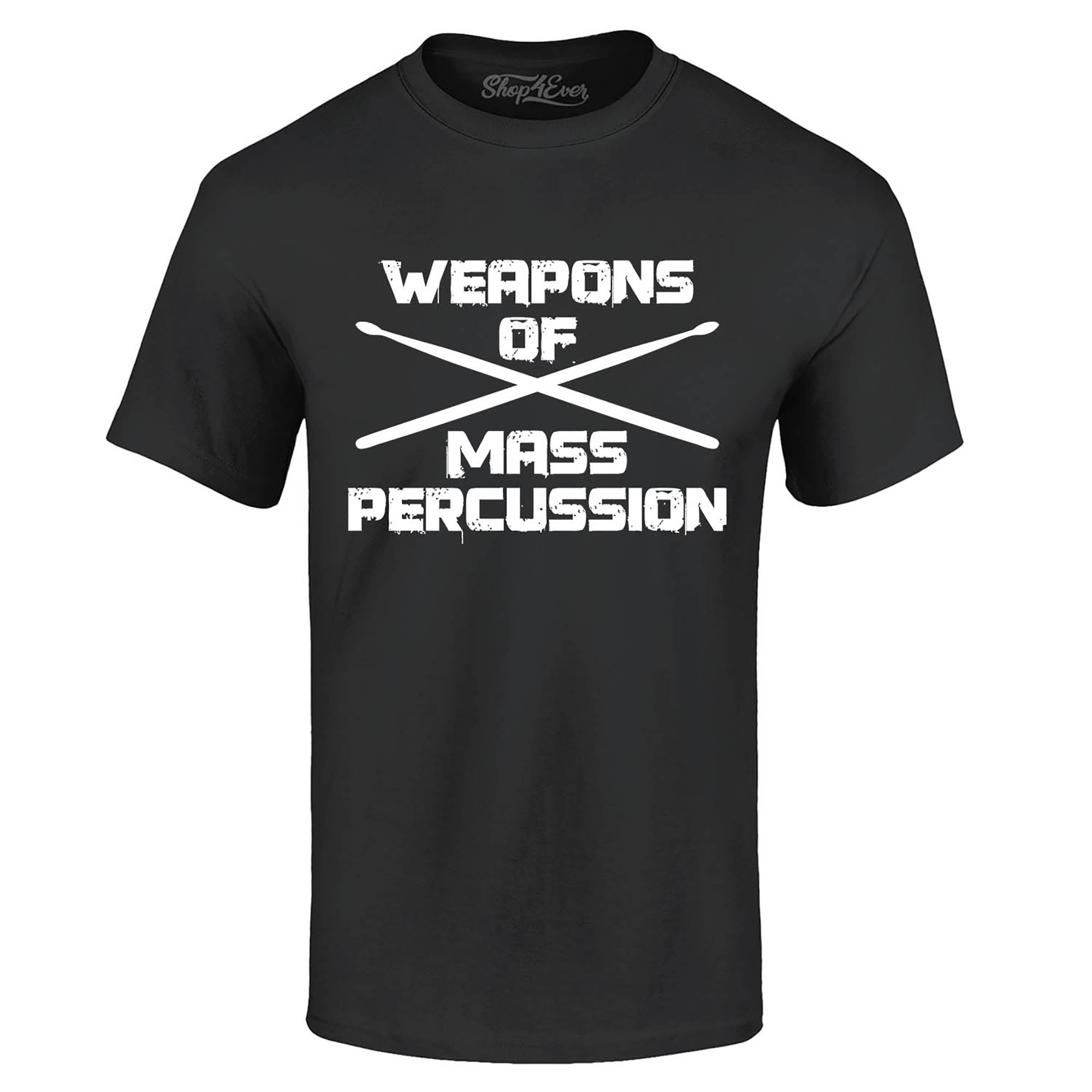 Weapons of Mass Percussion Drumsticks Drummer T-Shirt