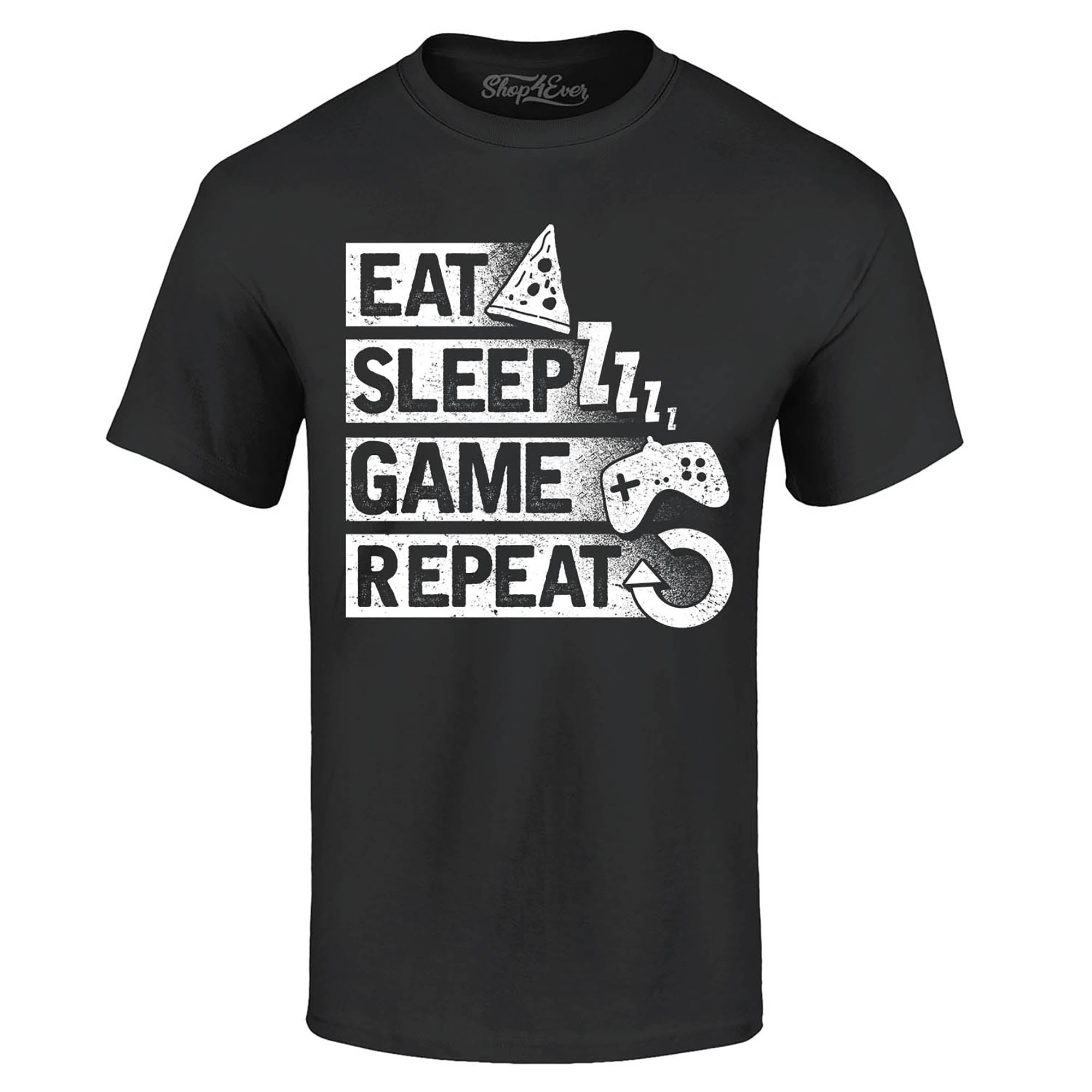 Eat Sleep Game Repeat Video Gamer Gaming T-Shirt