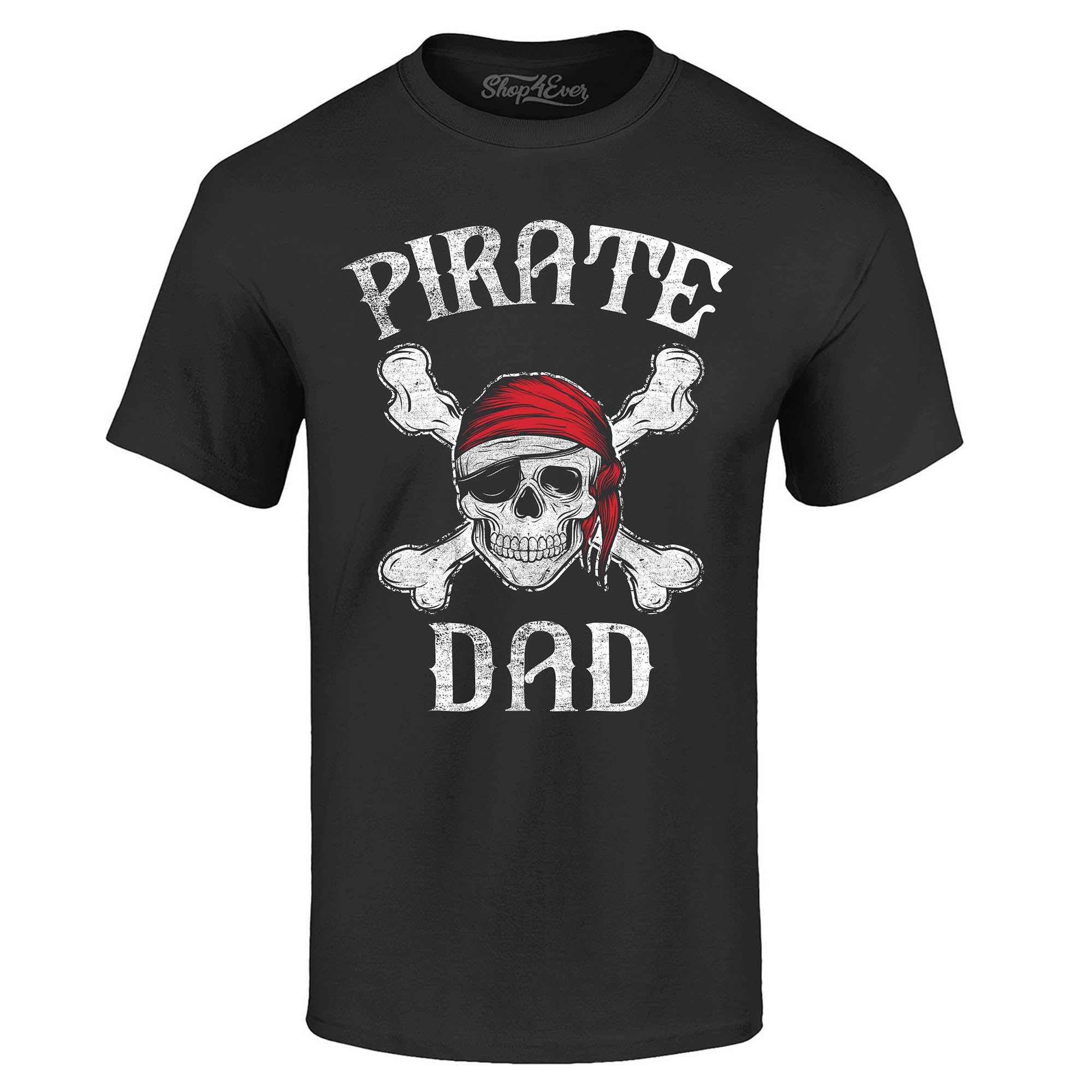 Pirate Dad Skull T-Shirt