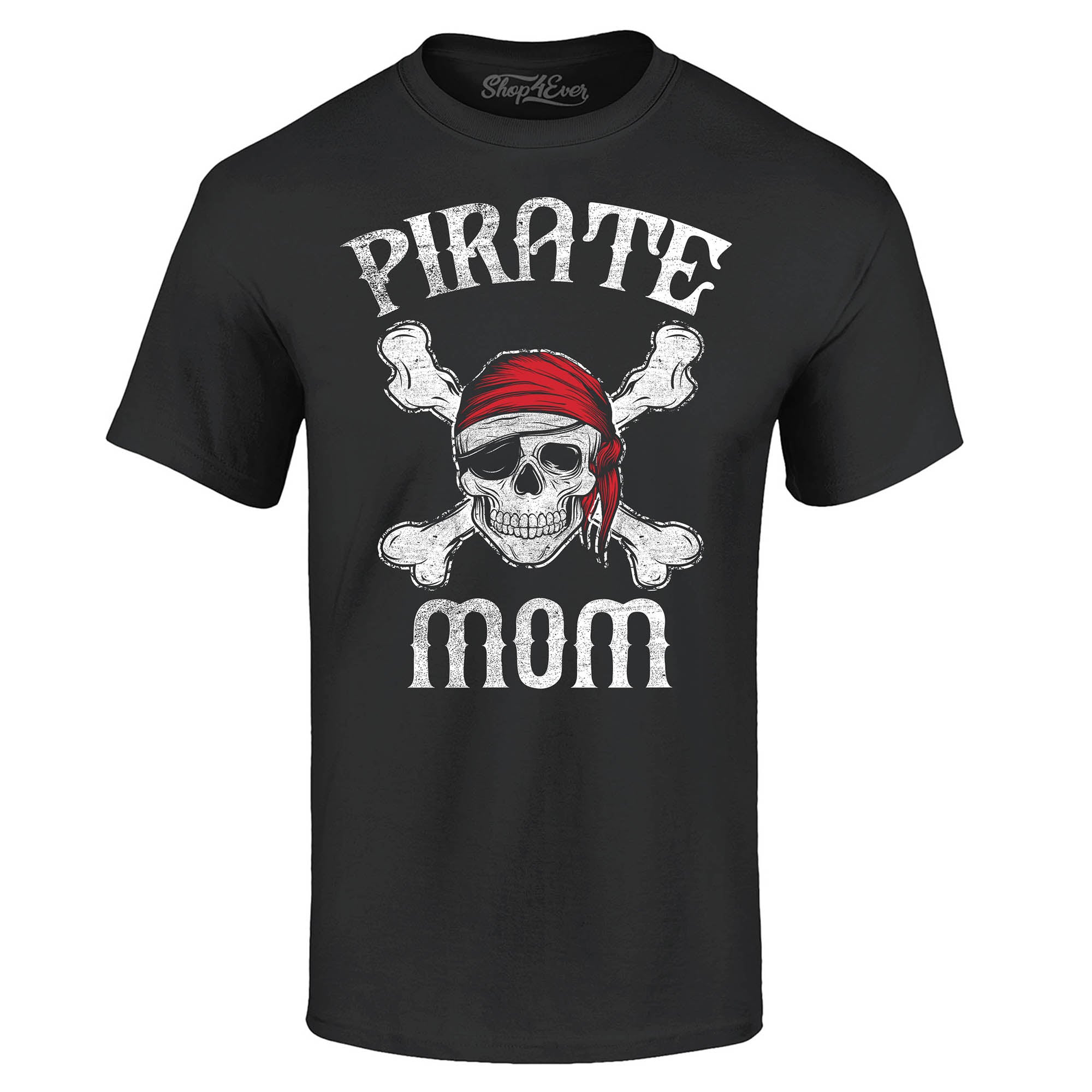 Pirate Mom Skull T-Shirt