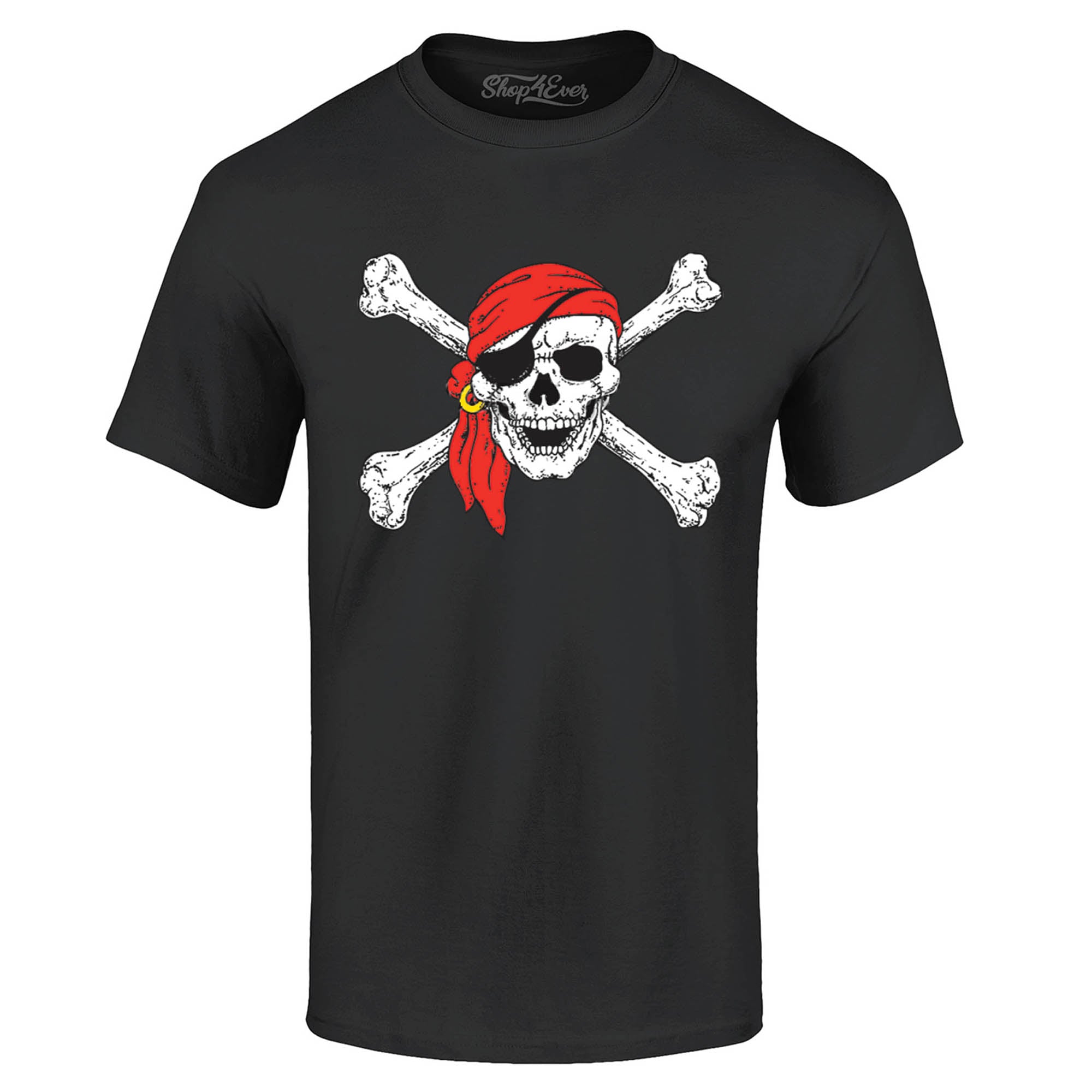 Pirate Skull & Crossbones T-Shirt Pirate Flag Shirts