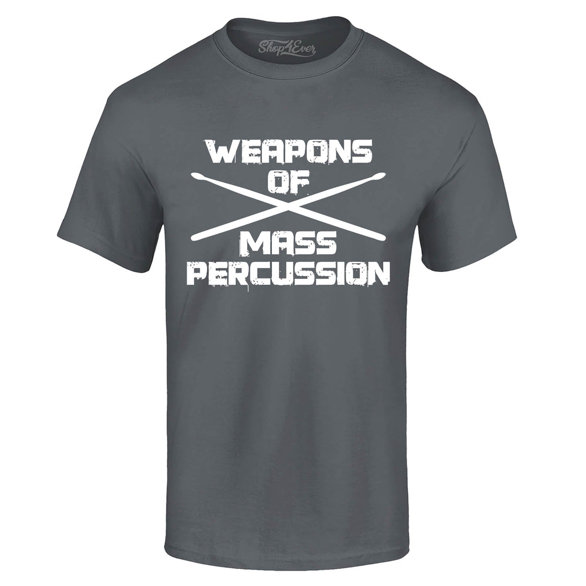 Weapons of Mass Percussion Drumsticks Drummer T-Shirt