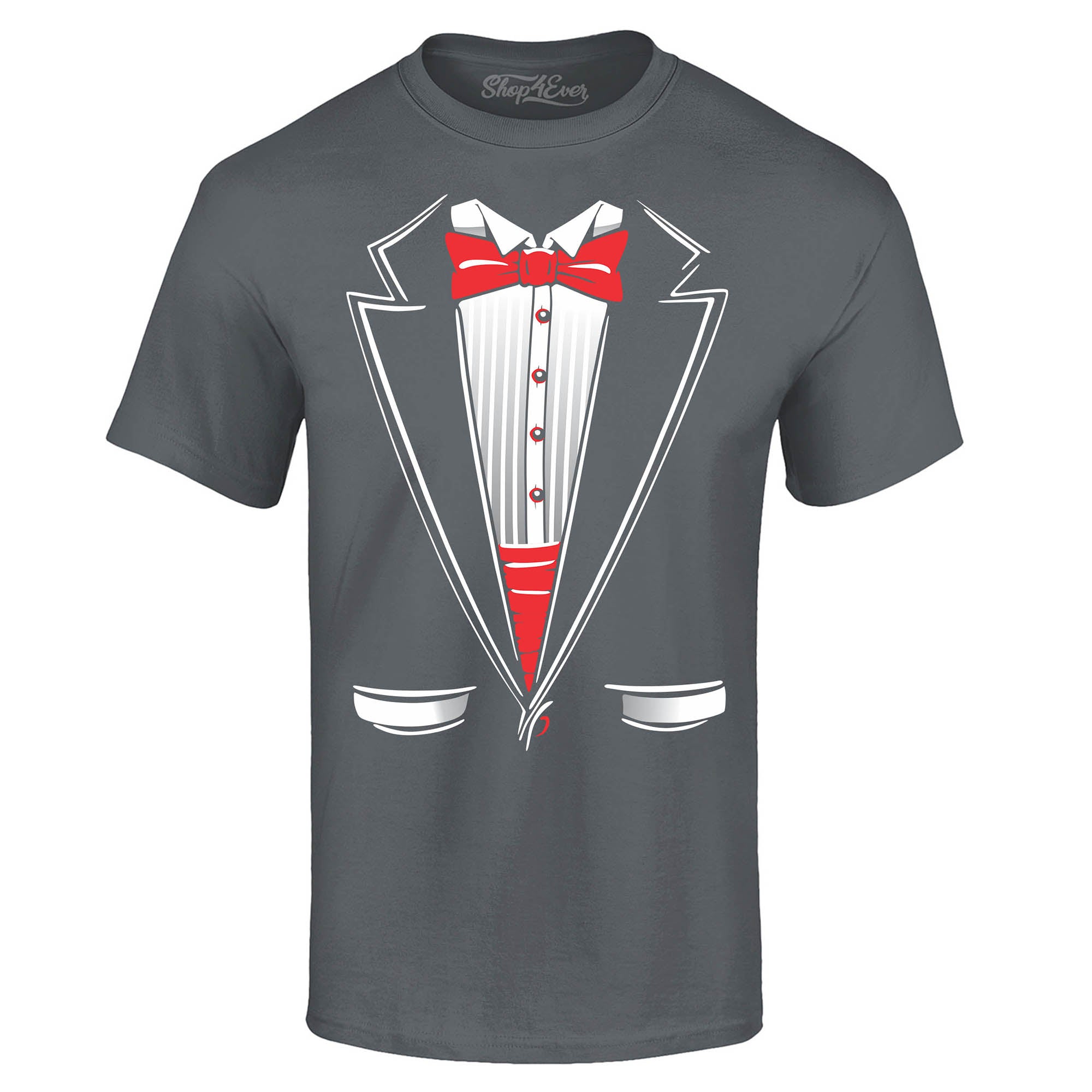 Classic Tuxedo T-Shirt Funny Party Costume Shirts