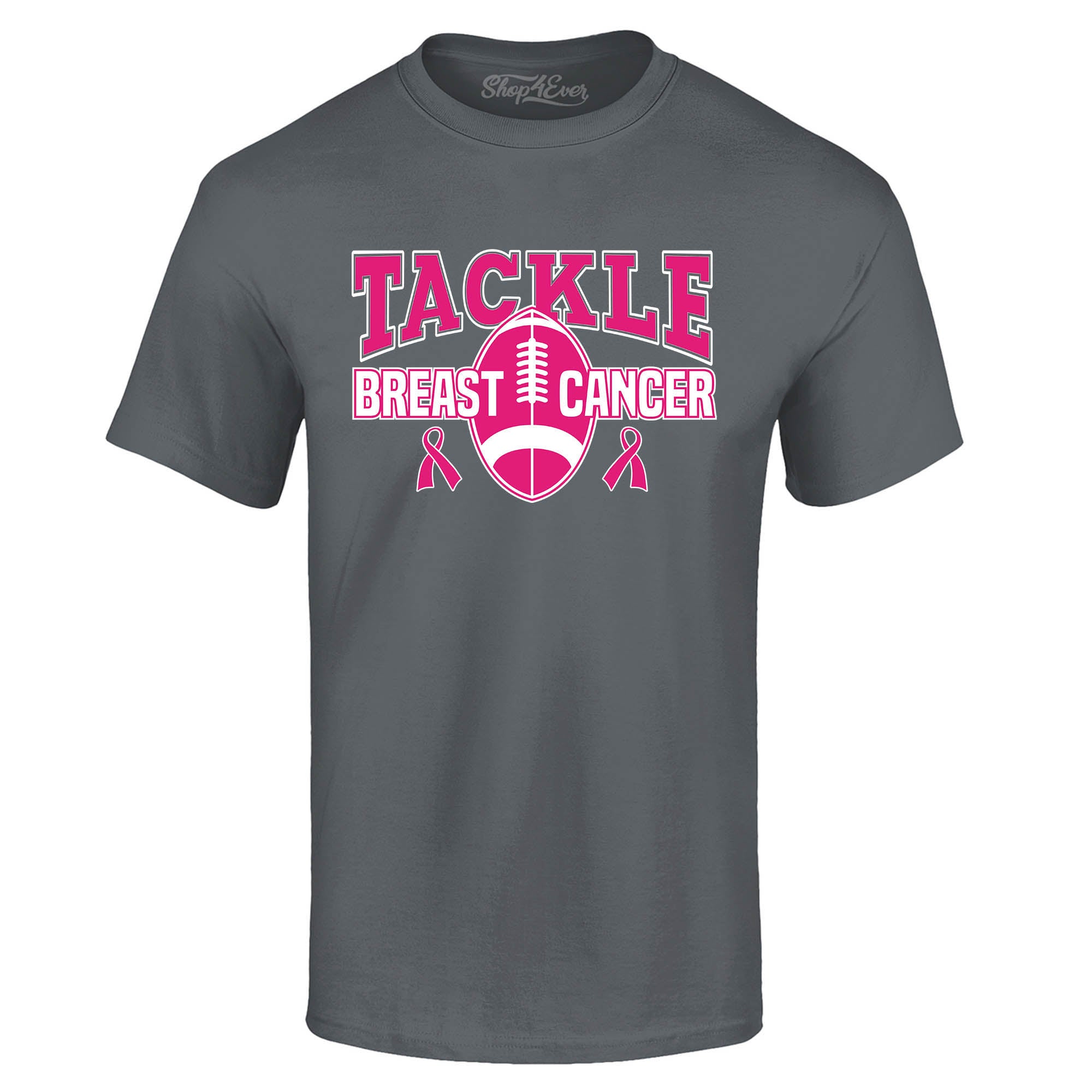 Tackle Breast Cancer Awareness T-Shirt Support