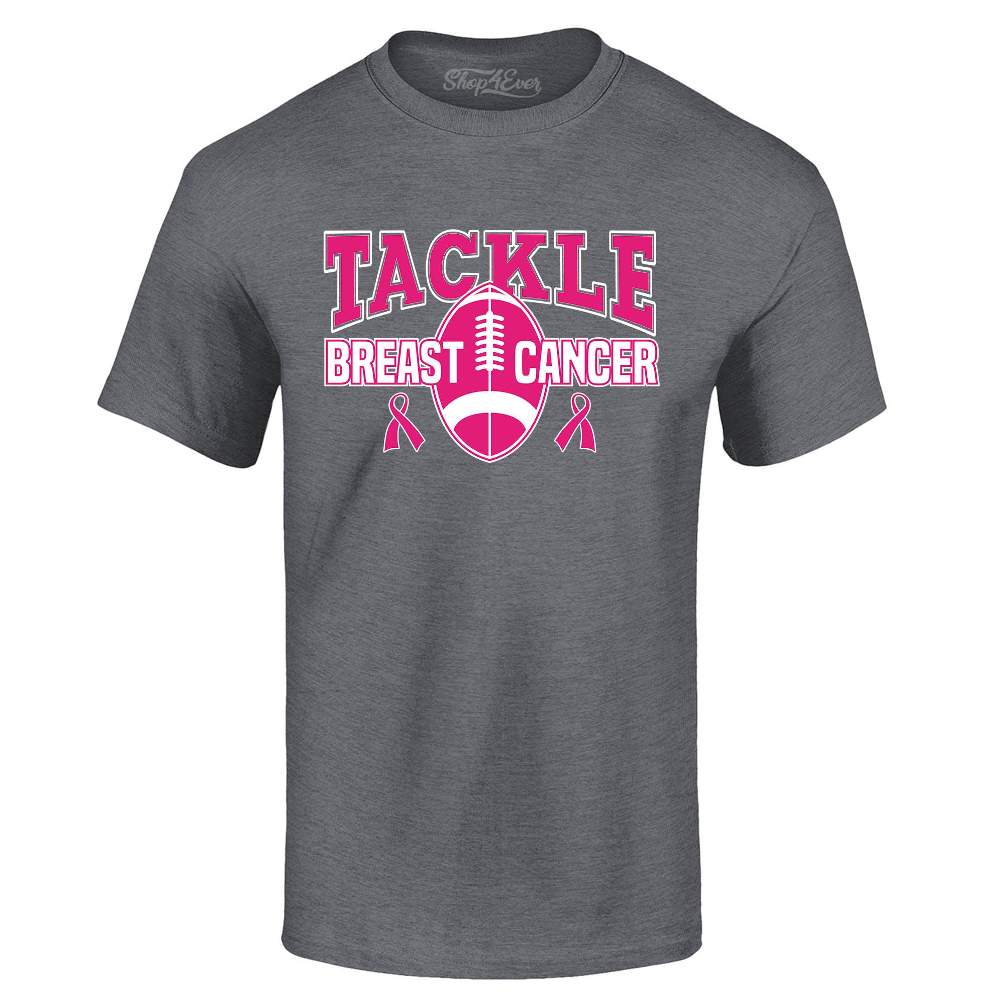 Tackle Breast Cancer Awareness T-Shirt Support
