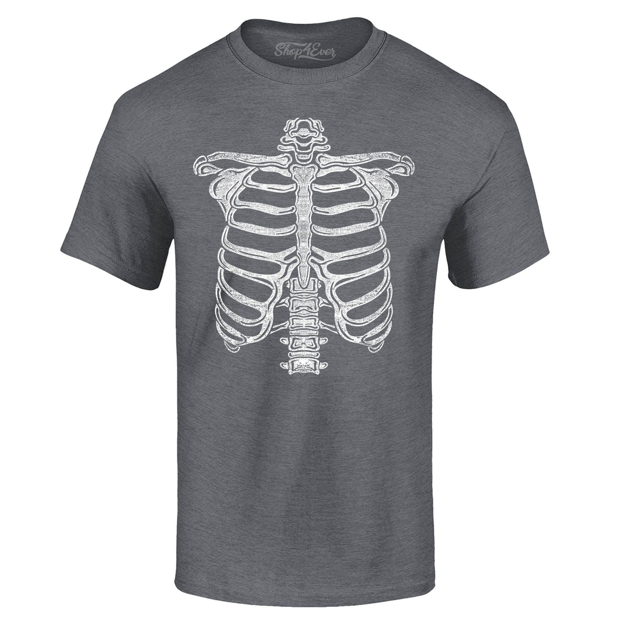 Skeleton Ribcage Easy Skeleton Halloween Costume Bones T-Shirt