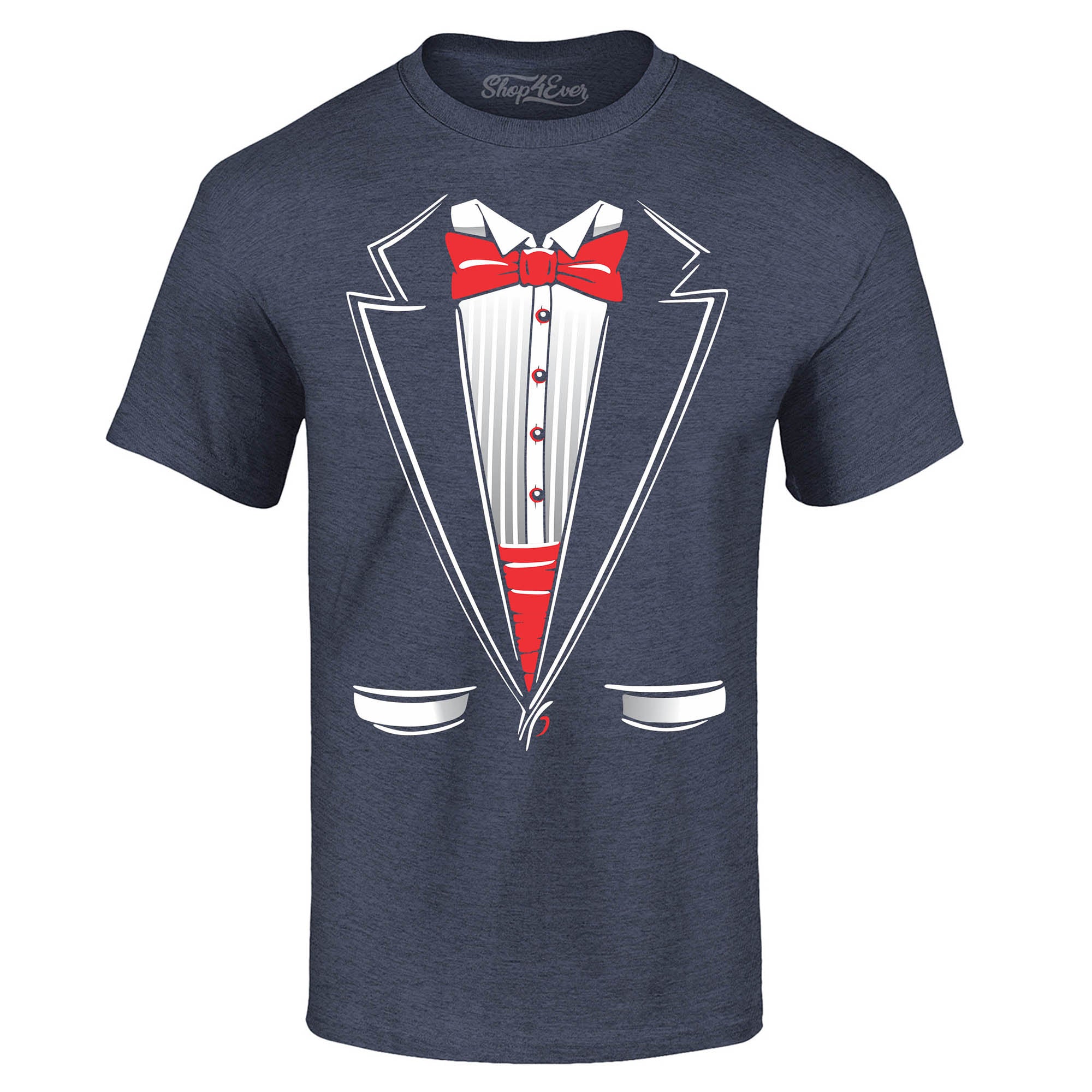 Classic Tuxedo T-Shirt Funny Party Costume Shirts
