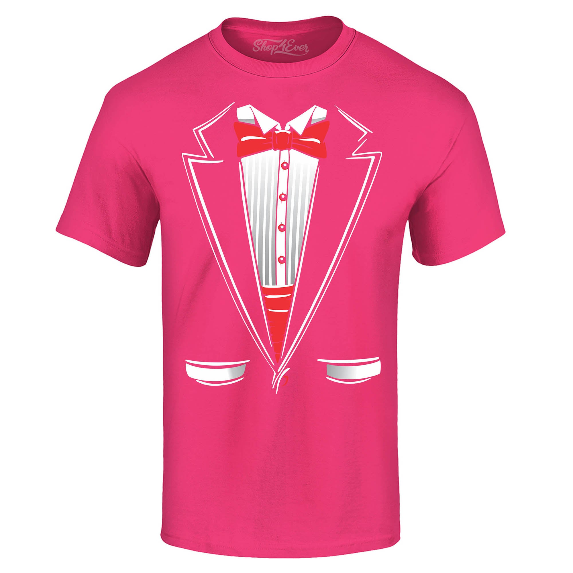Classic Tuxedo T-Shirt Funny Party Costume Shirts