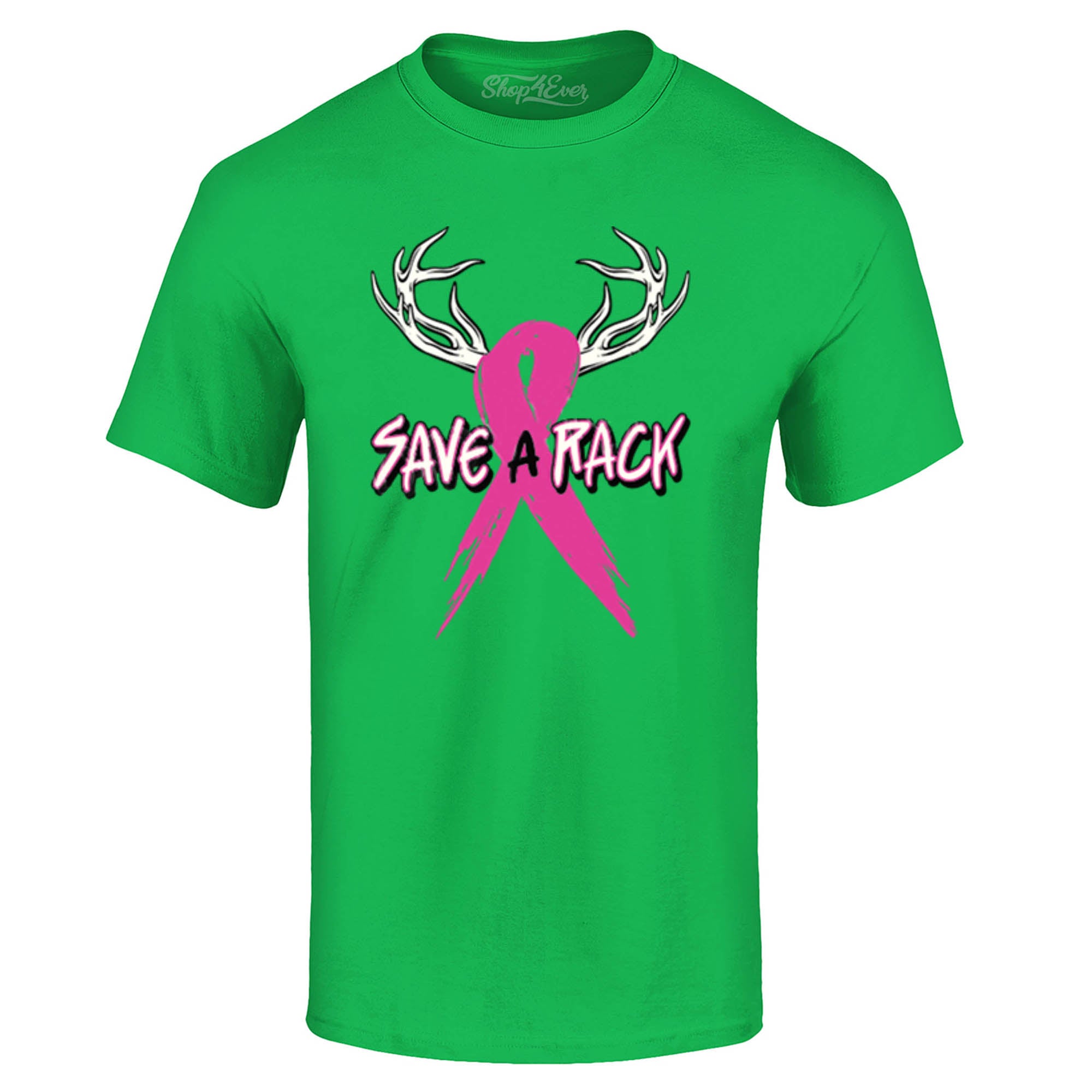 Save A Rack Pink Ribbon T-Shirt Breast Cancer Awareness Tee