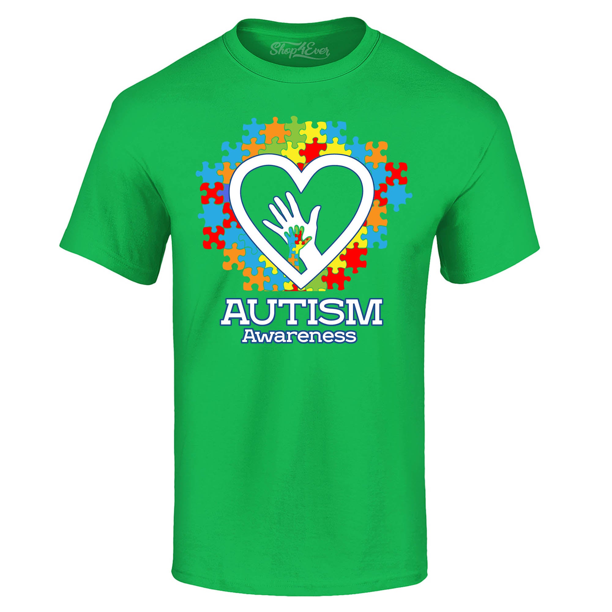 Autism Awareness Hands in Heart T-Shirt