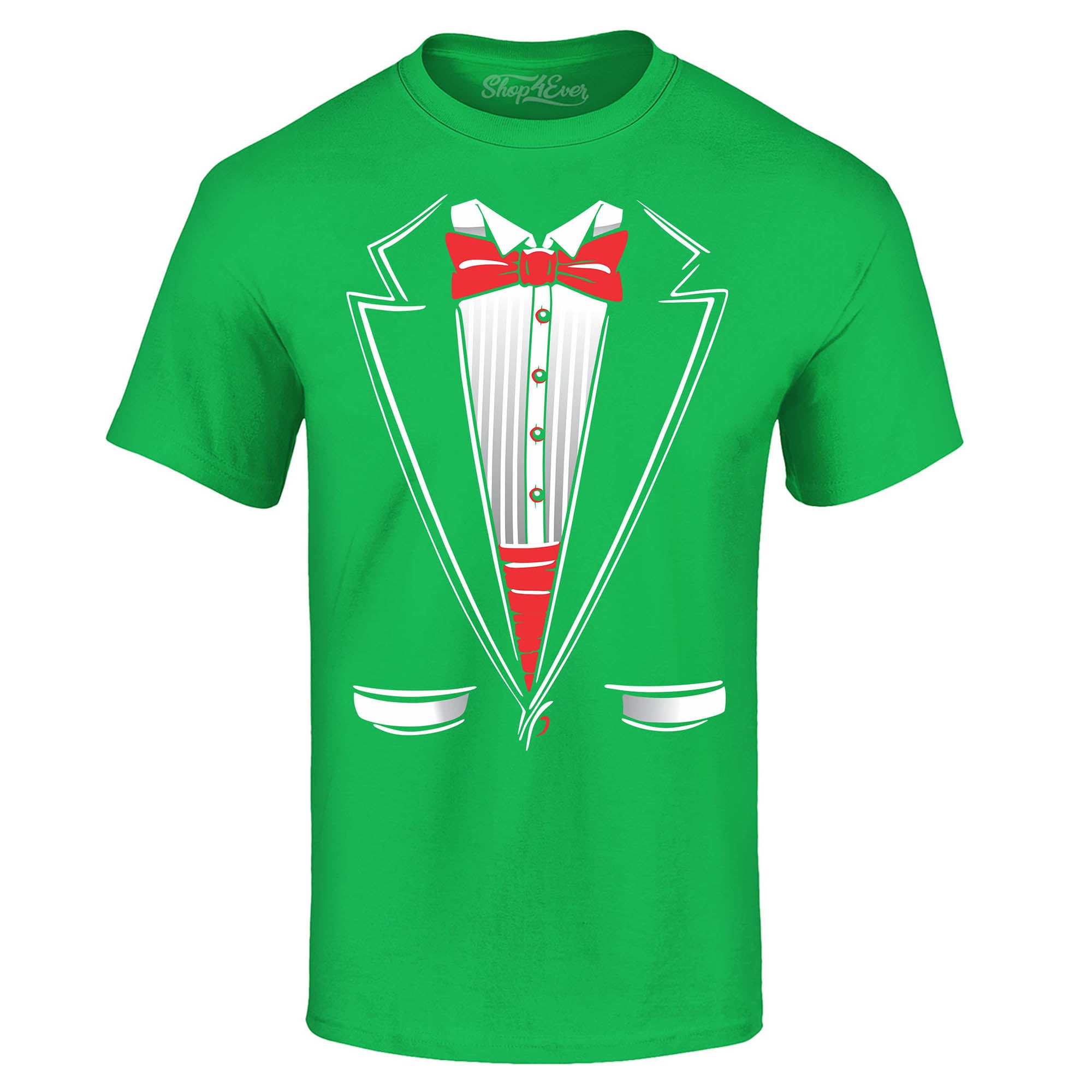 Classic Tuxedo T-Shirt Funny Party Costume Shirts