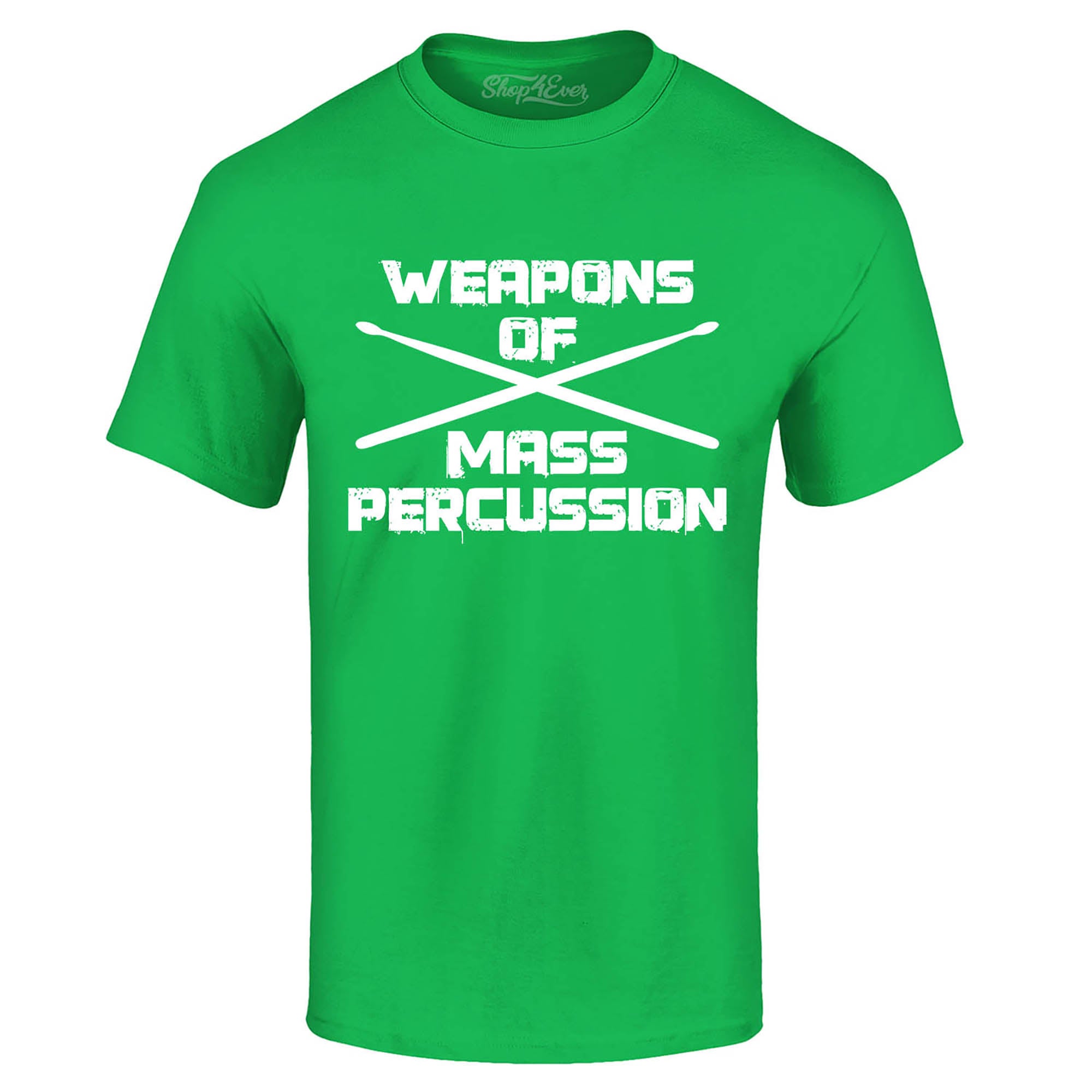 Weapons of Mass Percussion Drumsticks Drummer T-Shirt