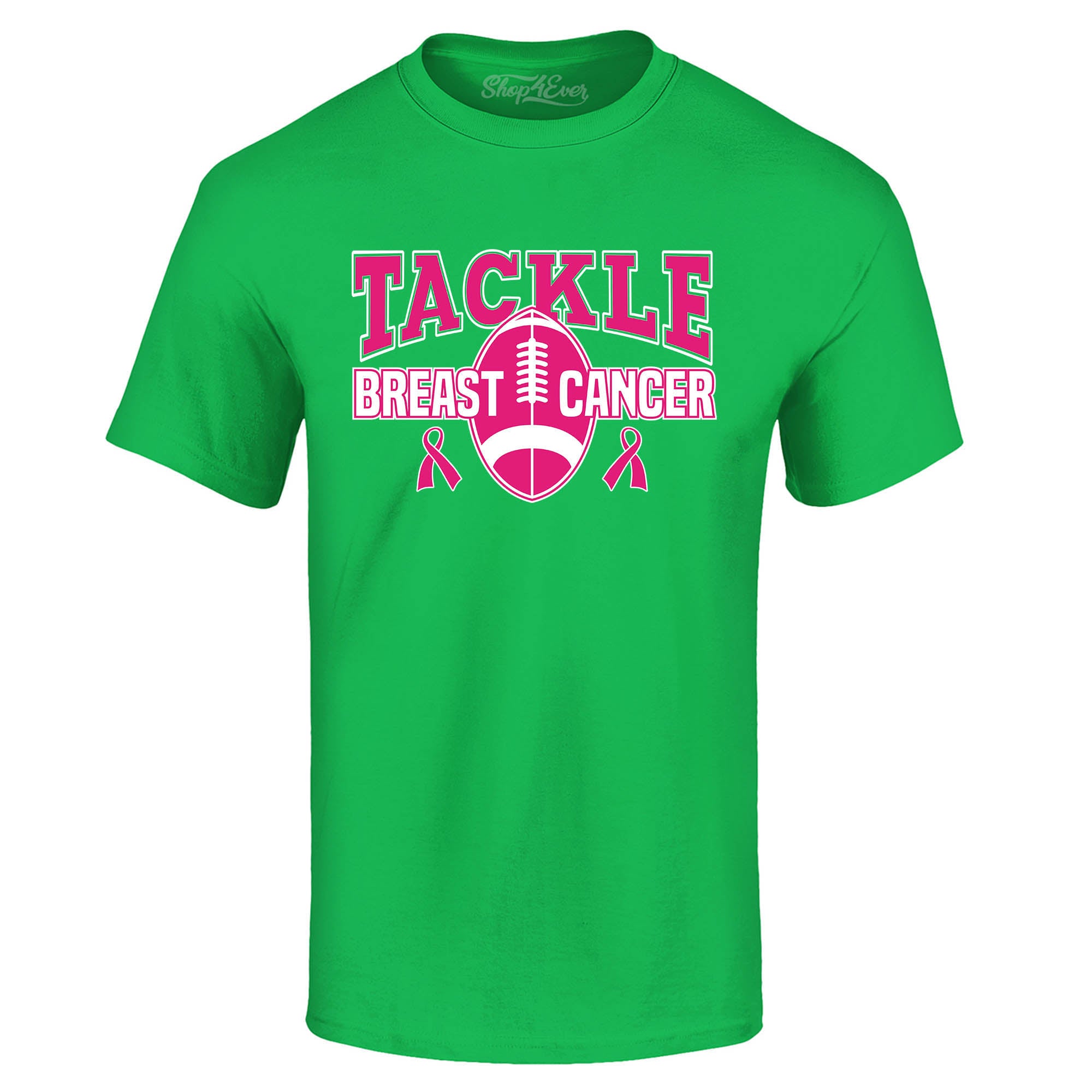 Tackle Breast Cancer Awareness T-Shirt Support