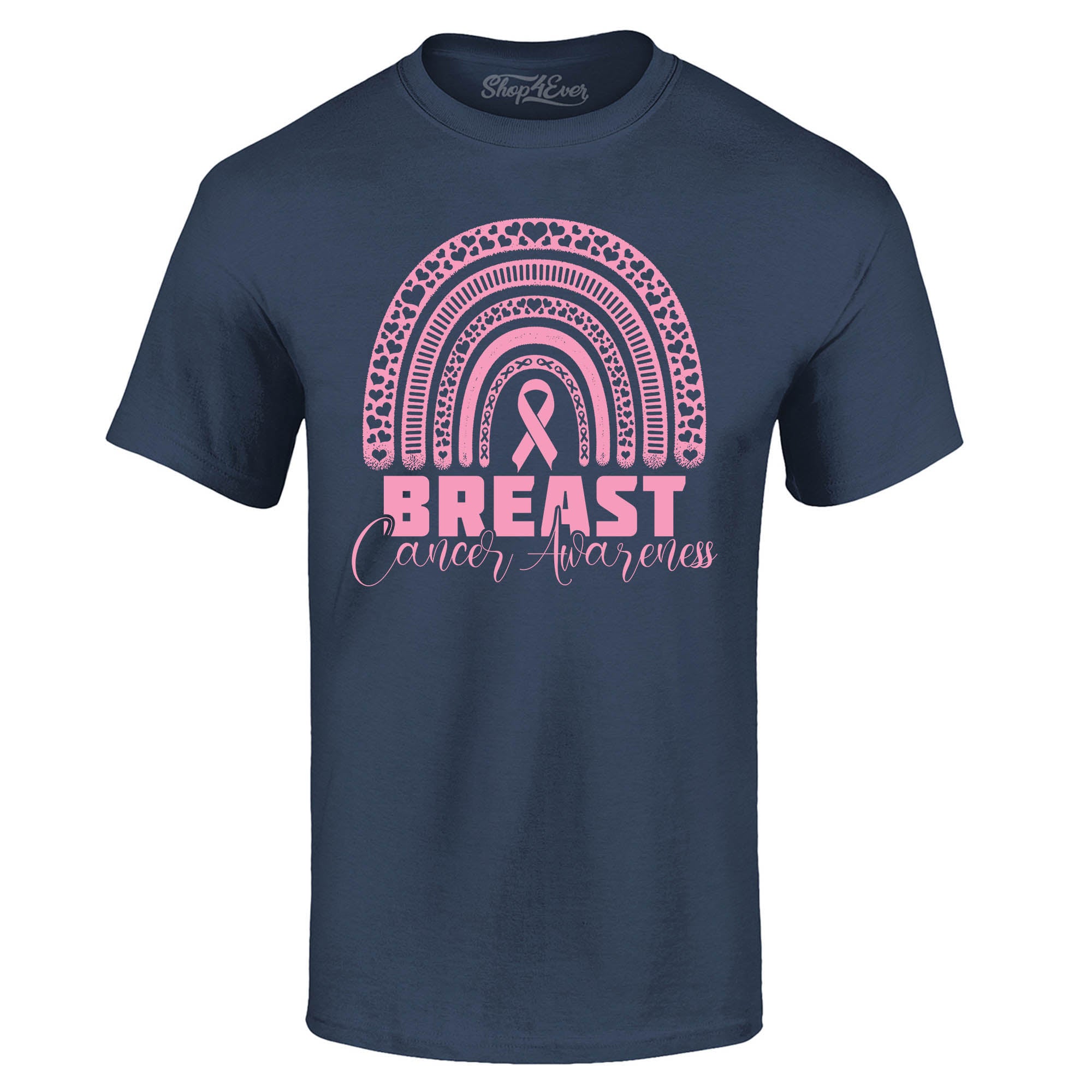 Breast Cancer Awareness Rainbow T-Shirt