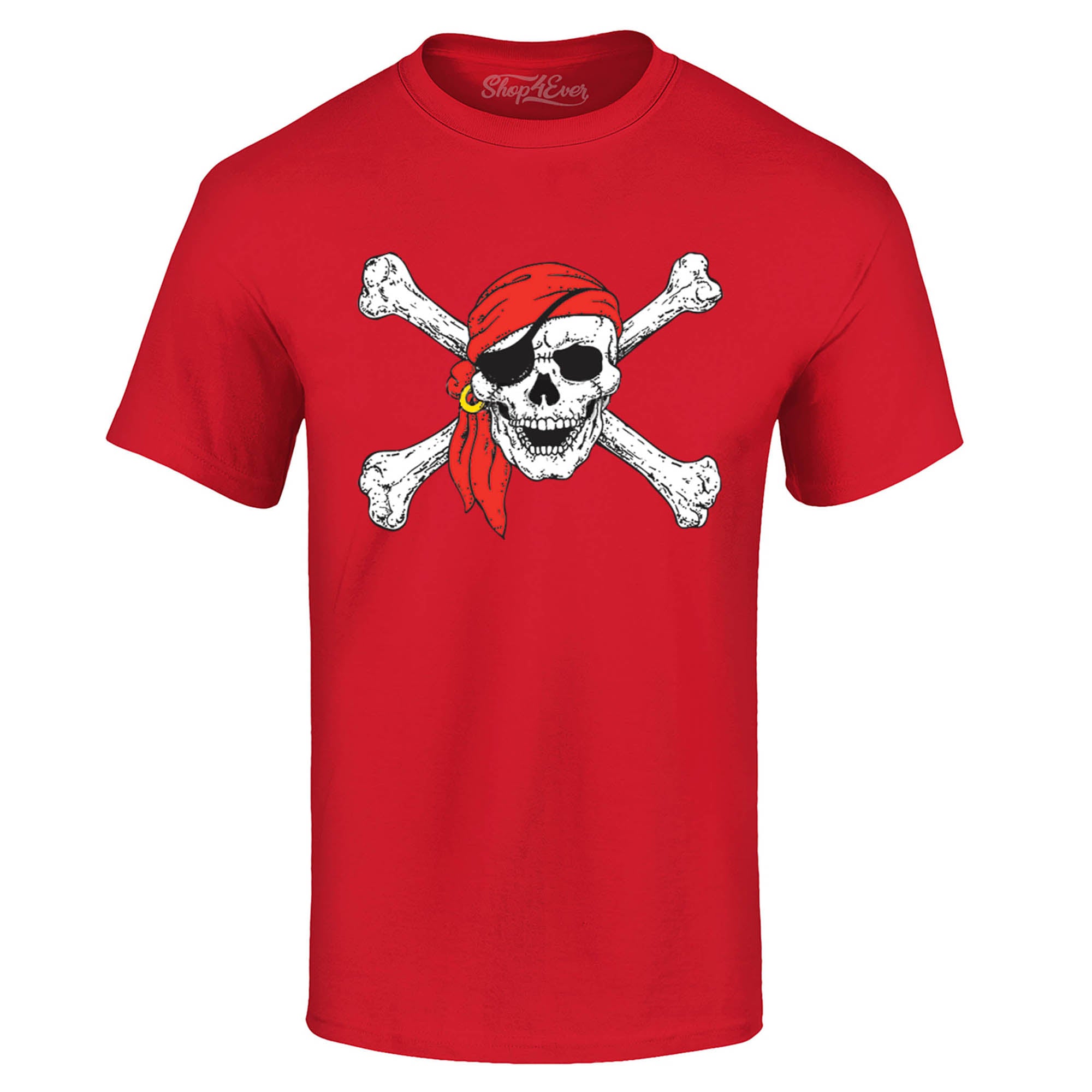 Pirate Skull & Crossbones T-Shirt Pirate Flag Shirts
