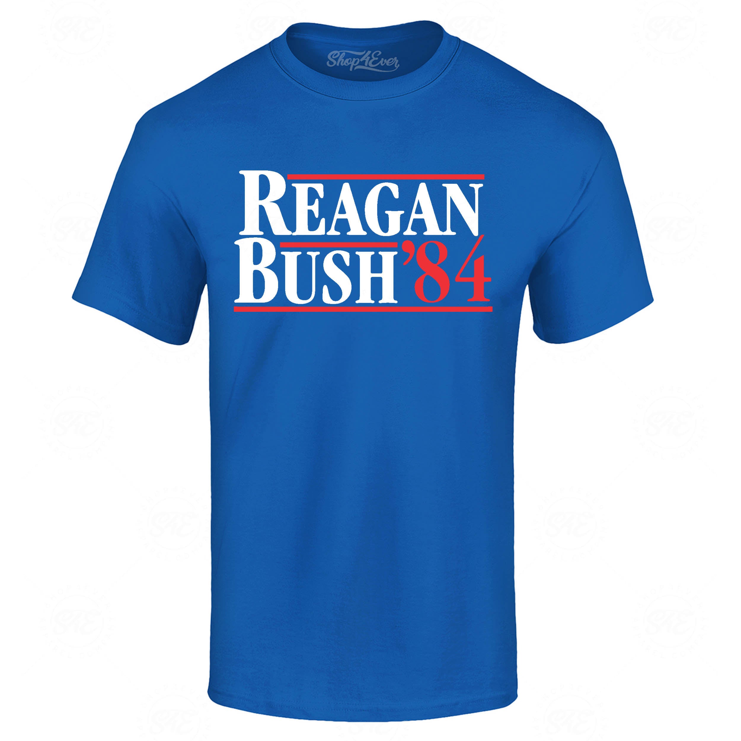 Reagan Bush 84 T-Shirt Presidential Campaign Shirts
