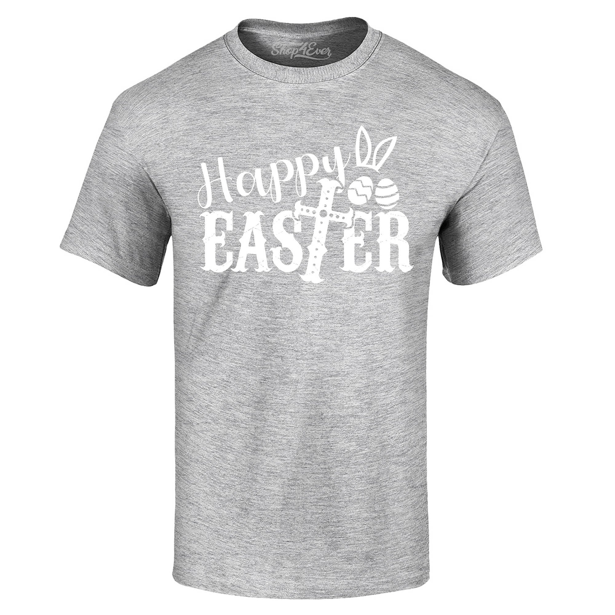 Happy Easter with Cross T-Shirt