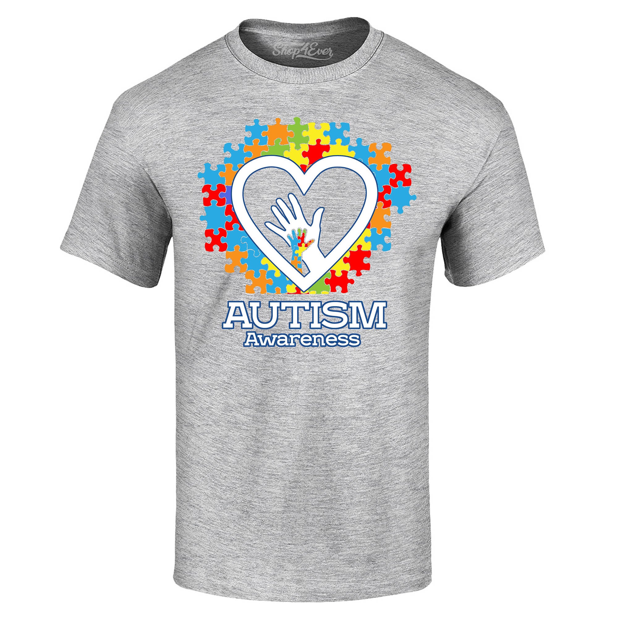 Autism Awareness Hands in Heart T-Shirt