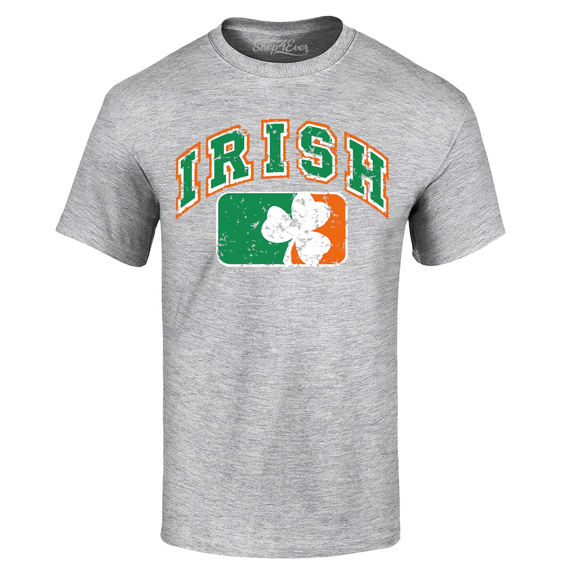 Vintage Irish Flag Shamrock T-Shirt St. Patrick's Day Shirts