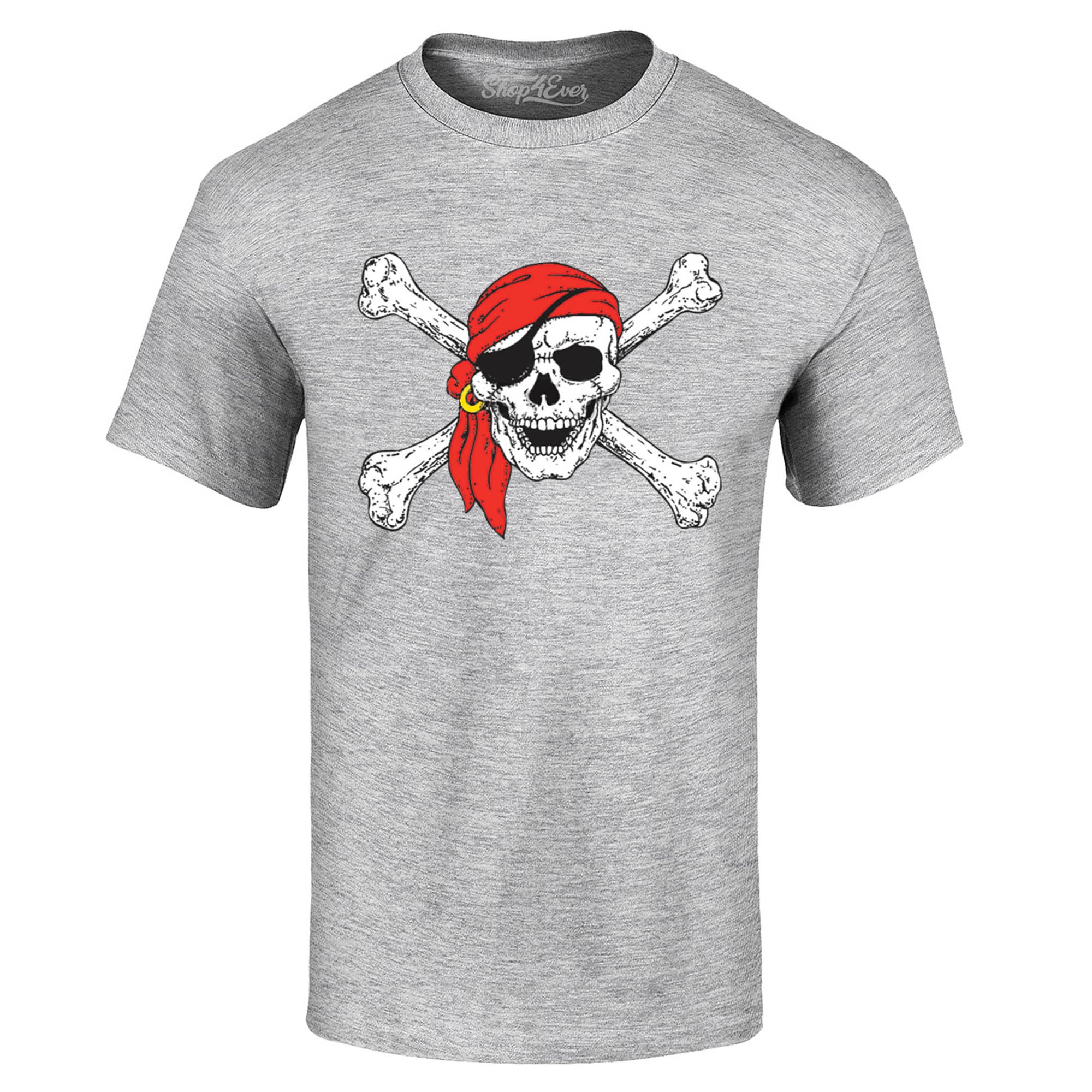 Pirate Skull & Crossbones T-Shirt Pirate Flag Shirts