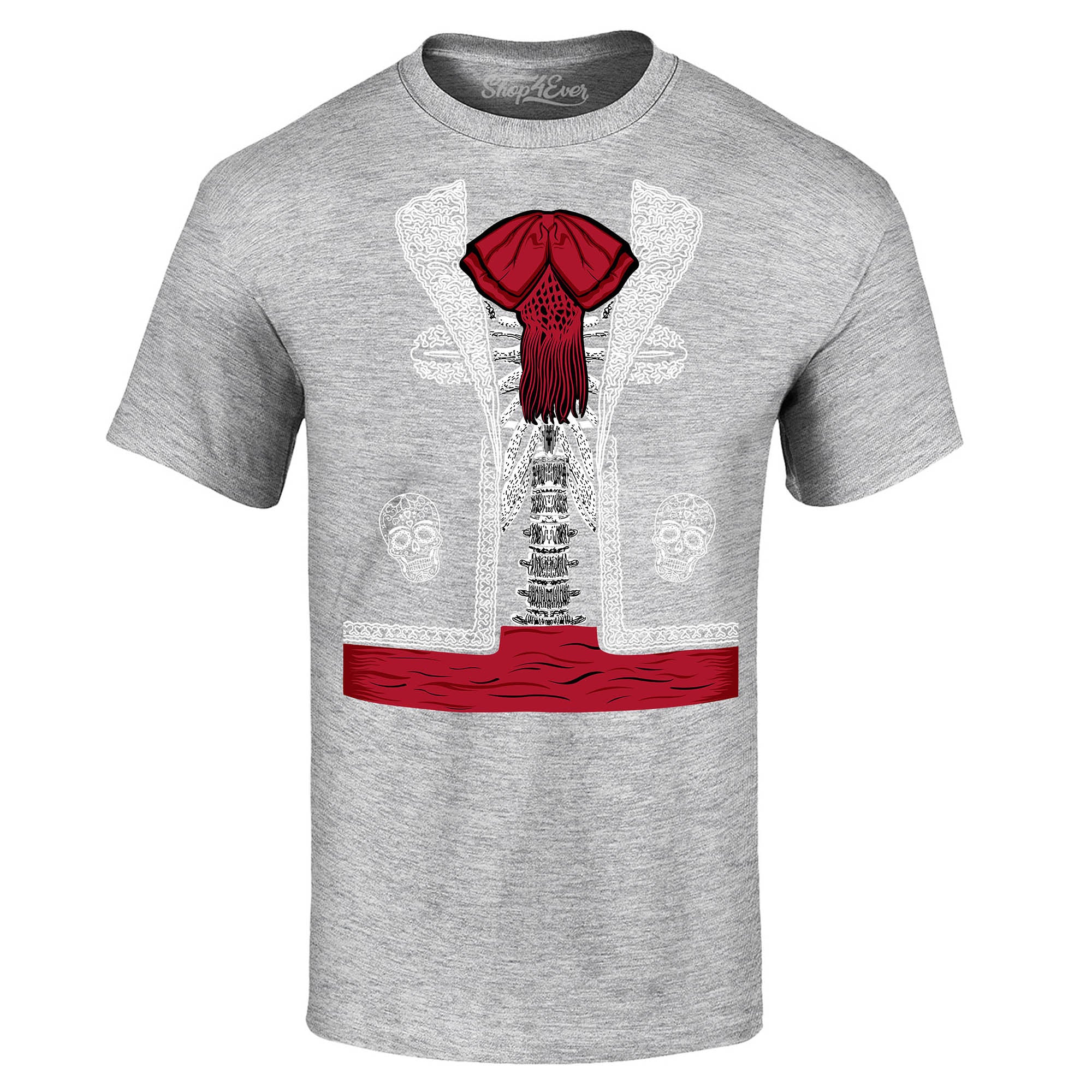 Day of The Dead Mariachi Skeleton Costume T-Shirt