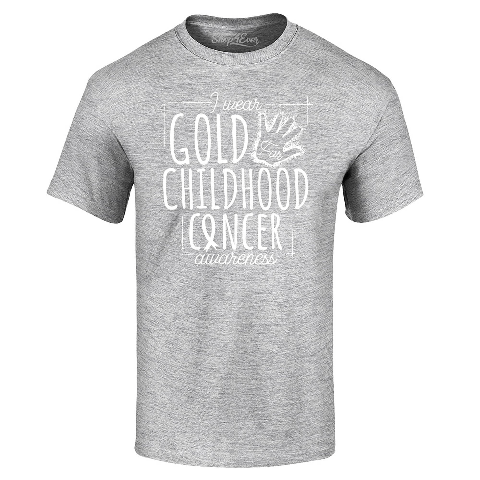 I Wear Gold for Childhood Cancer Awareness T-Shirt