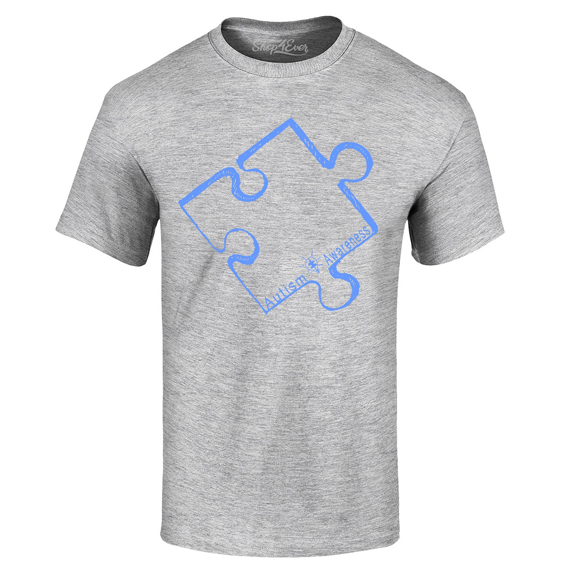 Blue Puzzle Piece T-Shirt Autism Awareness Shirts