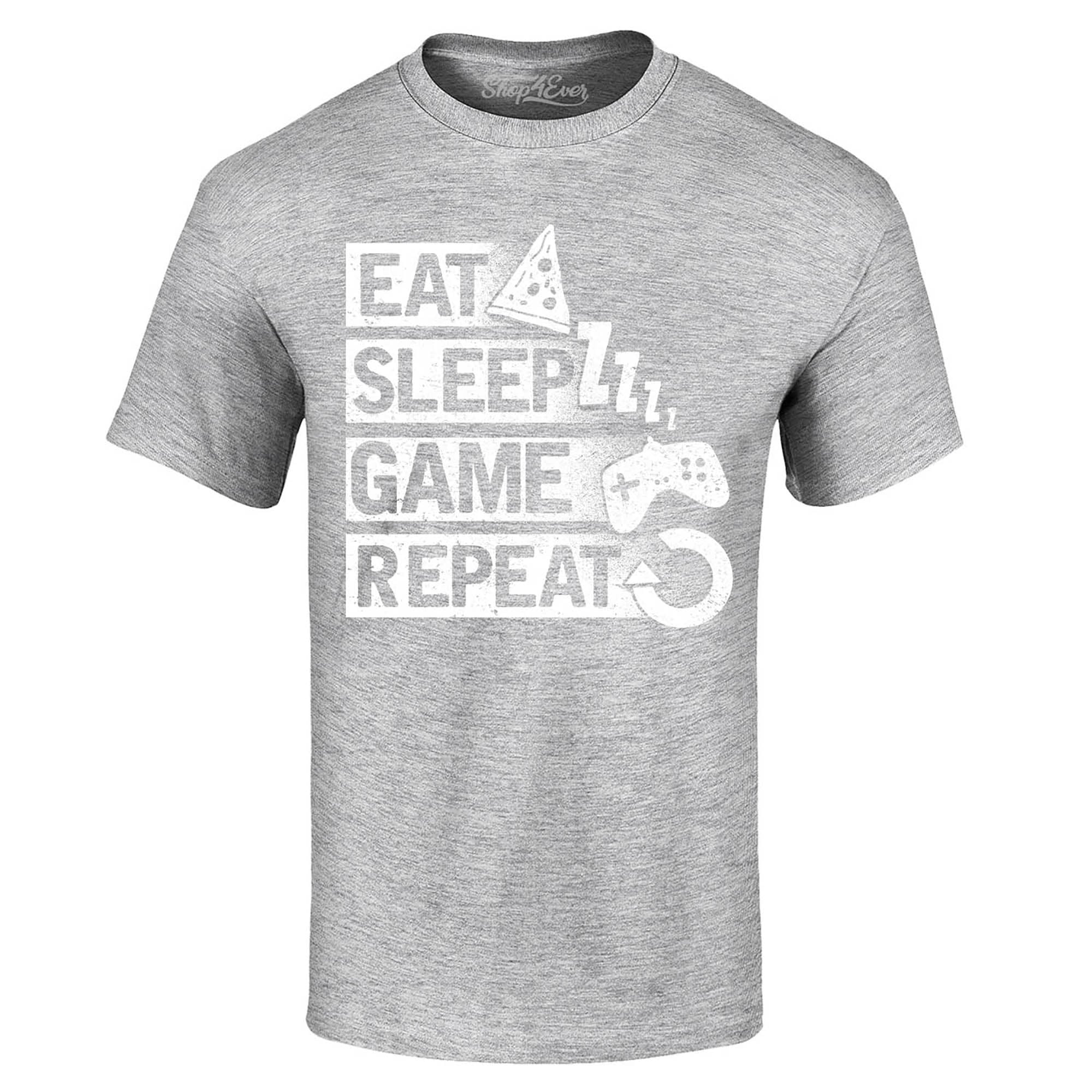 Eat Sleep Game Repeat Video Gamer Gaming T-Shirt