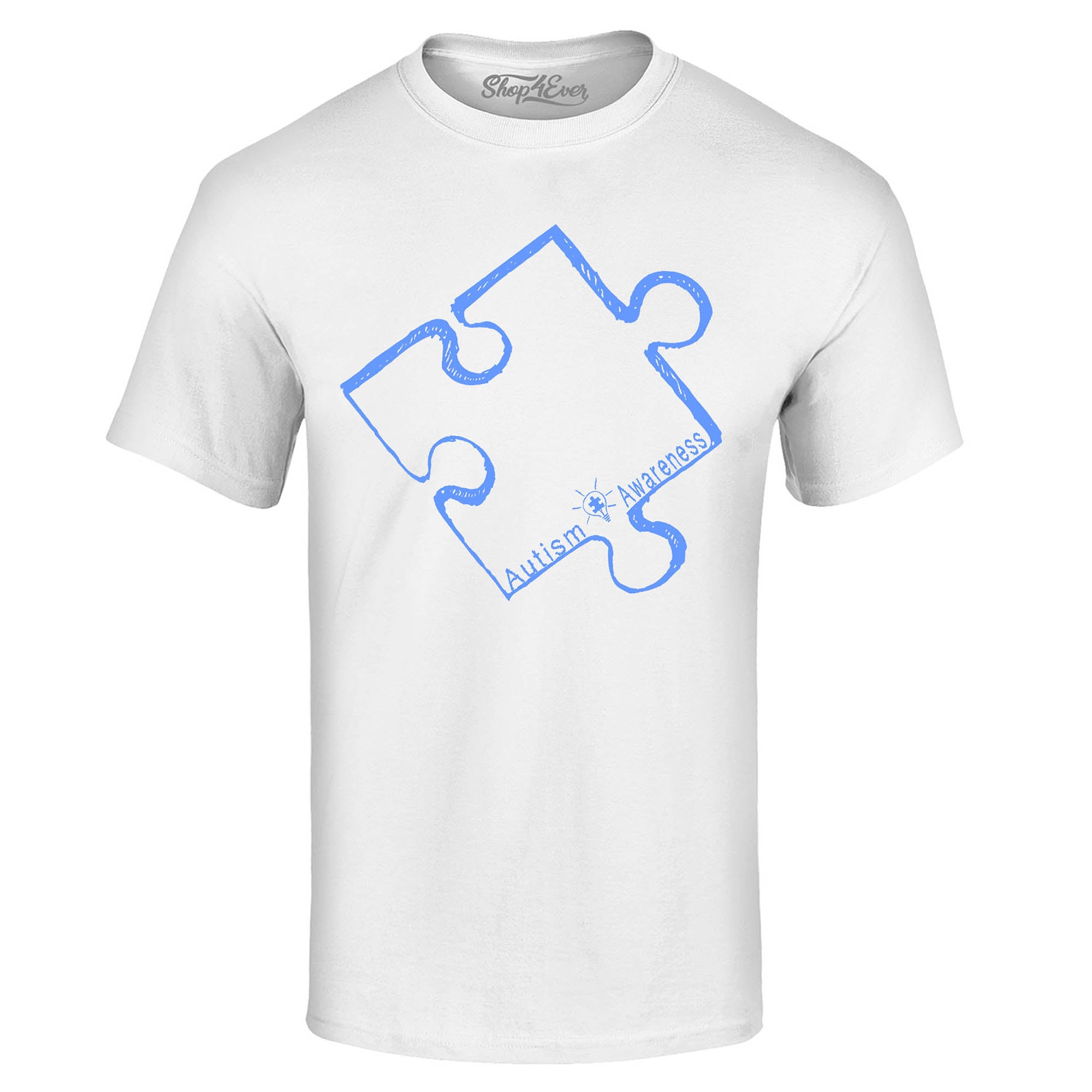 Blue Puzzle Piece T-Shirt Autism Awareness Shirts
