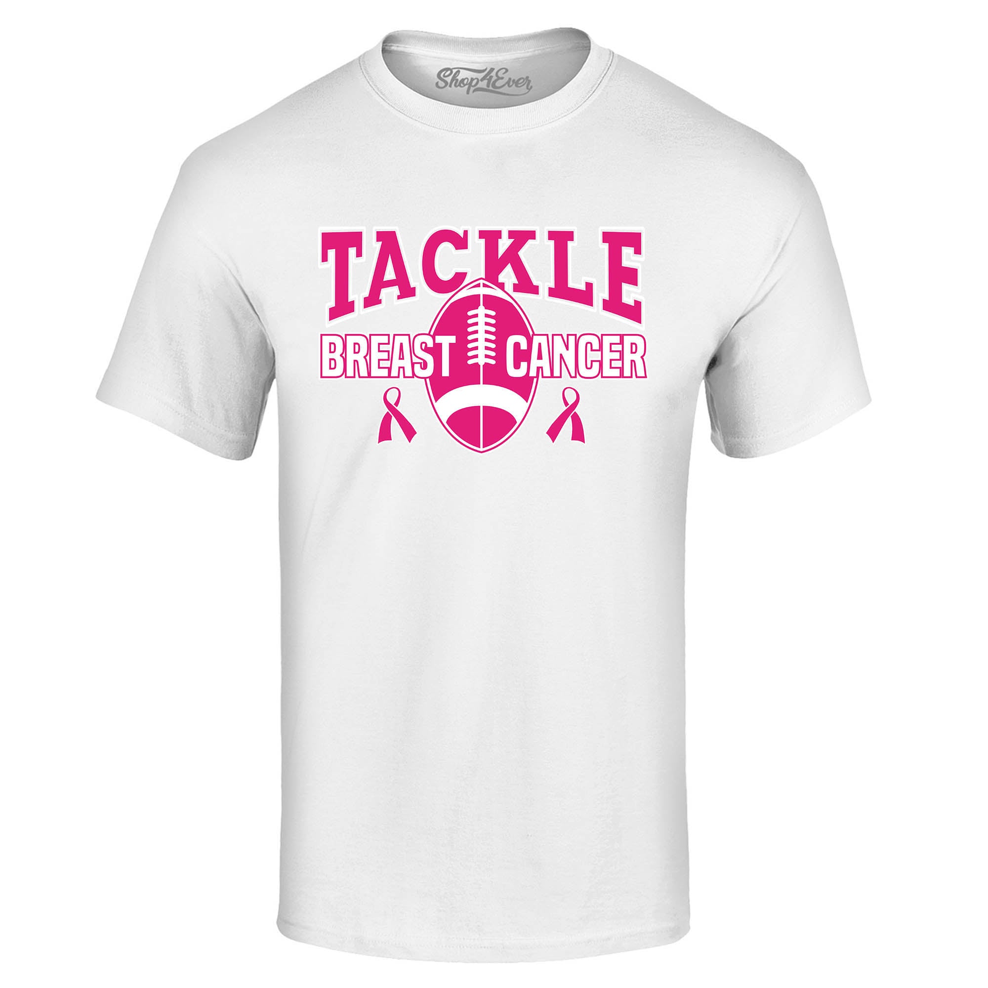Tackle Breast Cancer Awareness T-Shirt Support