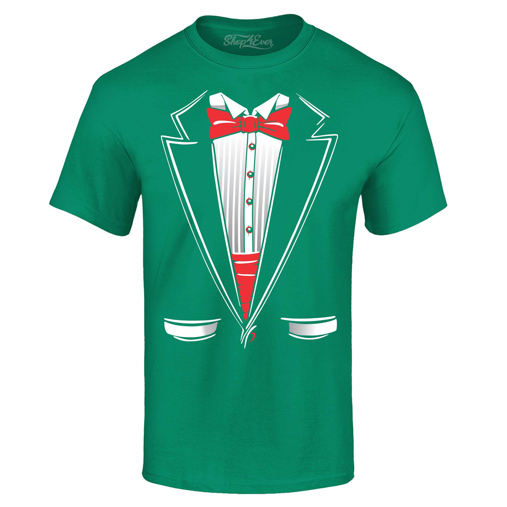Classic Tuxedo T-Shirt Funny Party Costume Shirts