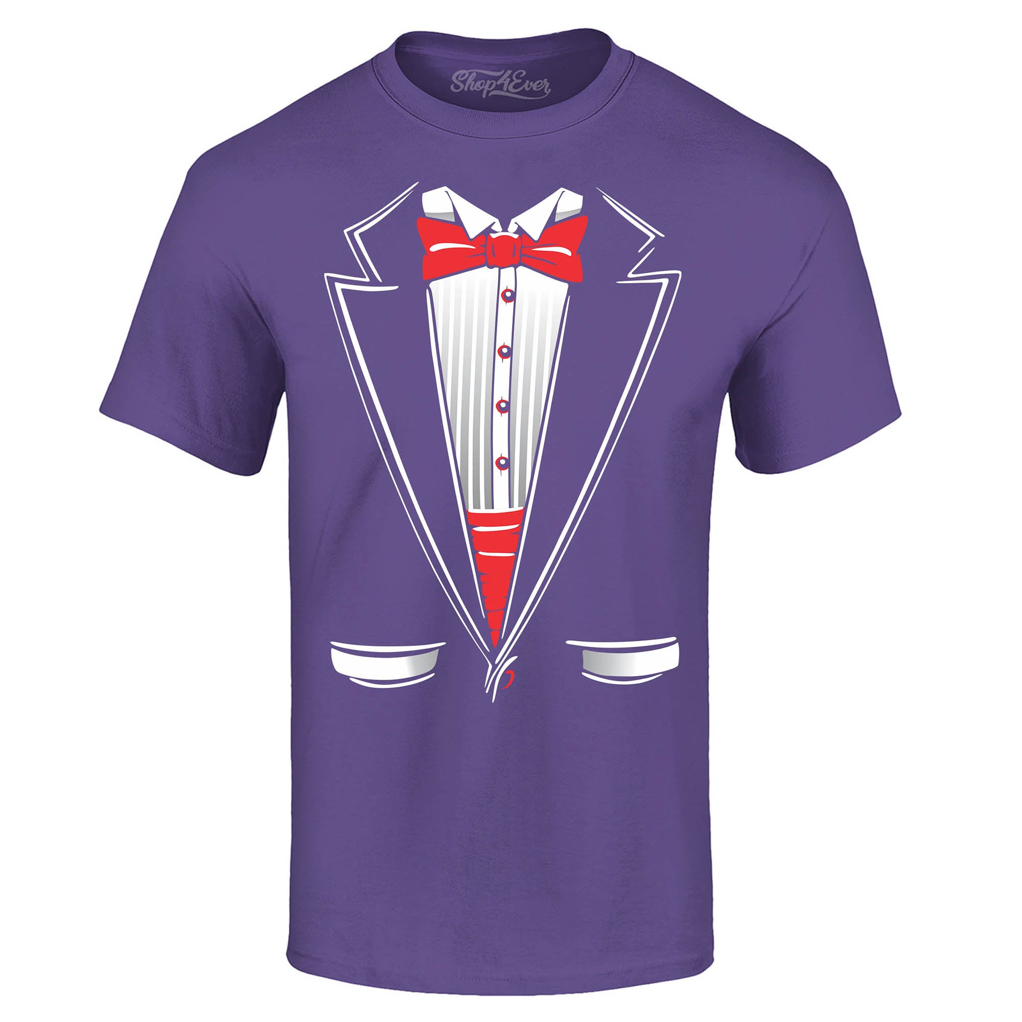 Classic Tuxedo T-Shirt Funny Party Costume Shirts