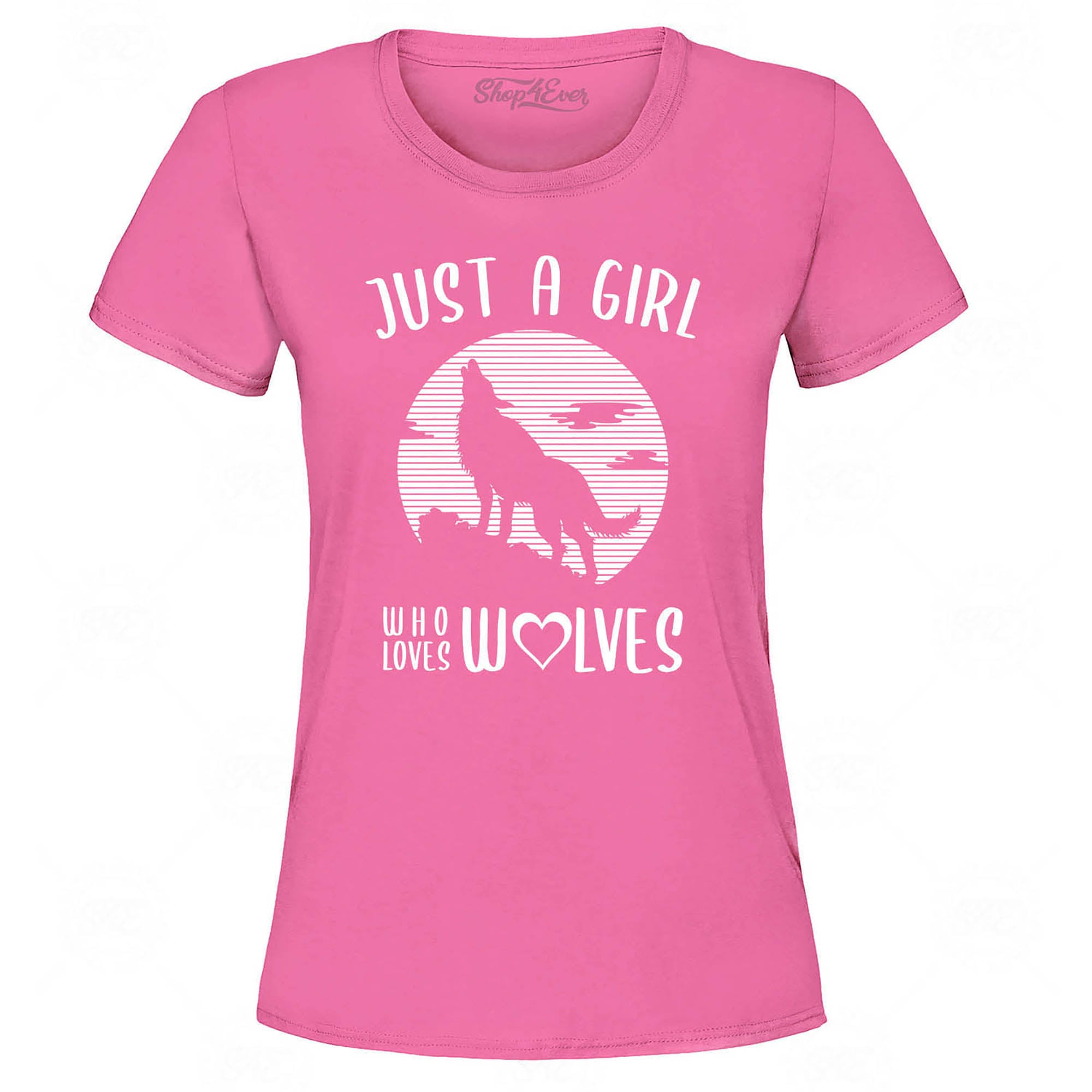 Just A Girl Who Loves Wolves Women's T-Shirt