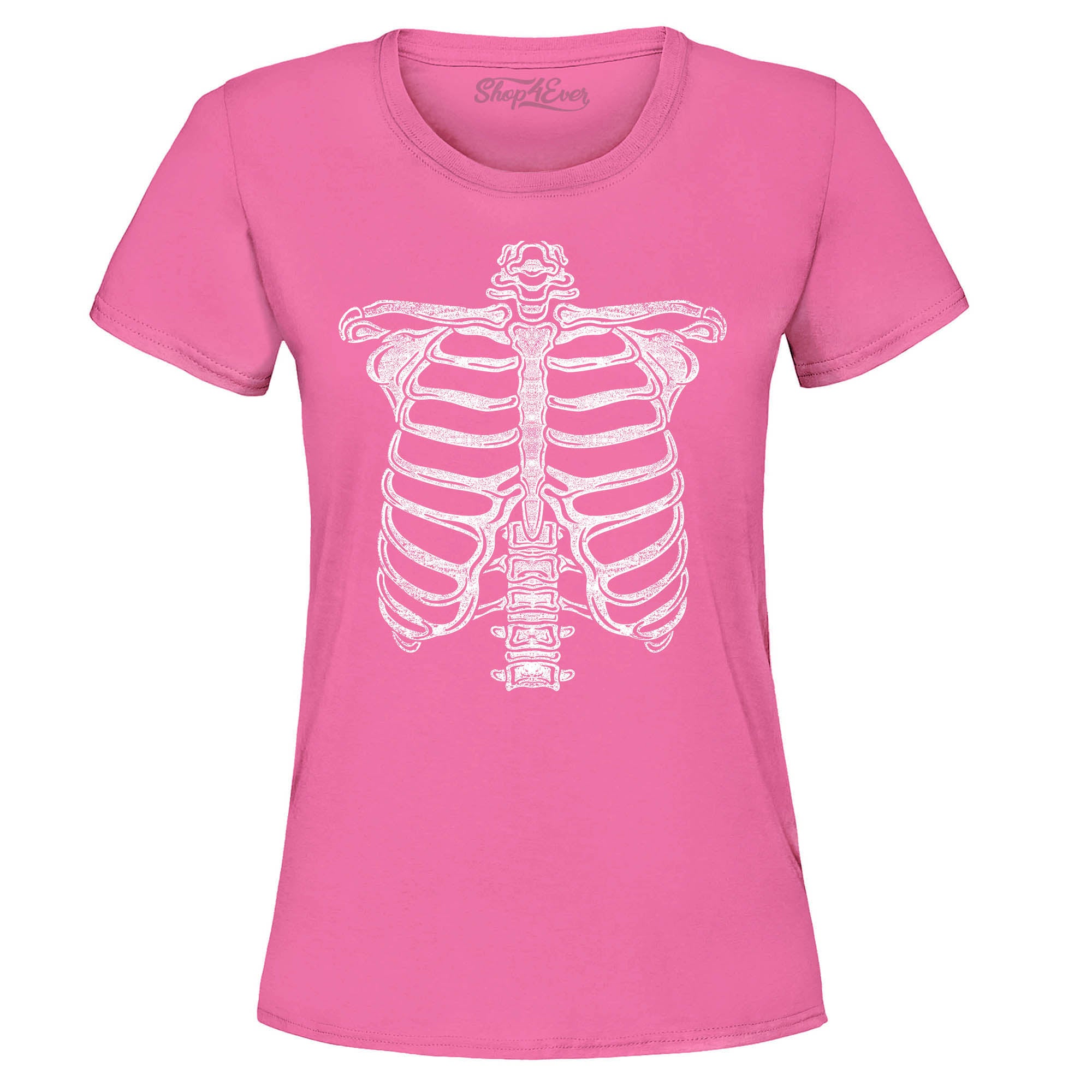 Skeleton Ribcage Halloween Costume Women's T-Shirt