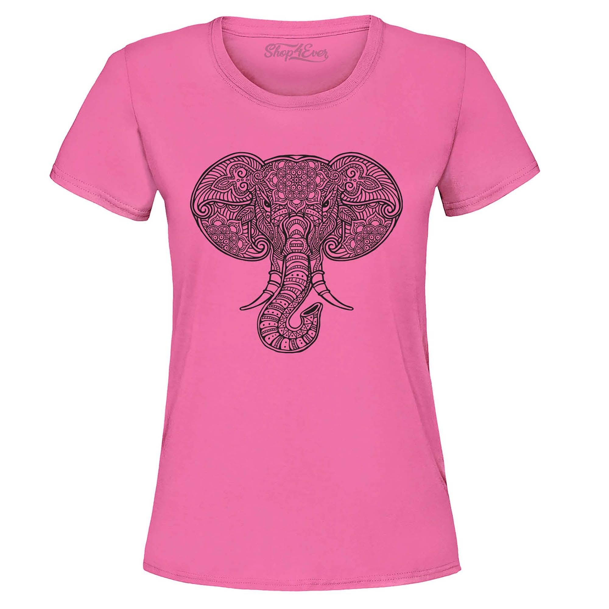 Mandala Elephant Women's T-Shirt