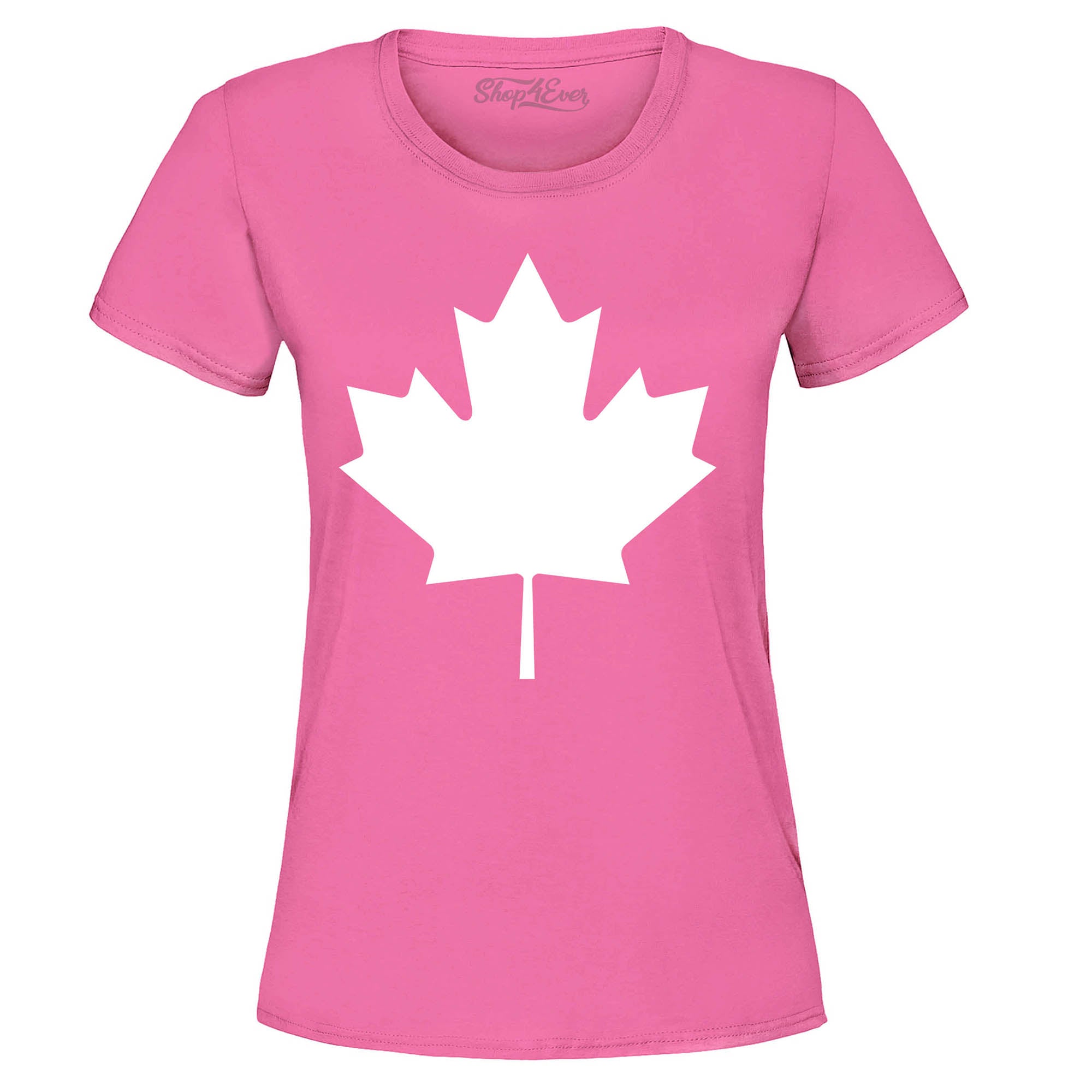 Canada White Maples Leaf Women's T-Shirt