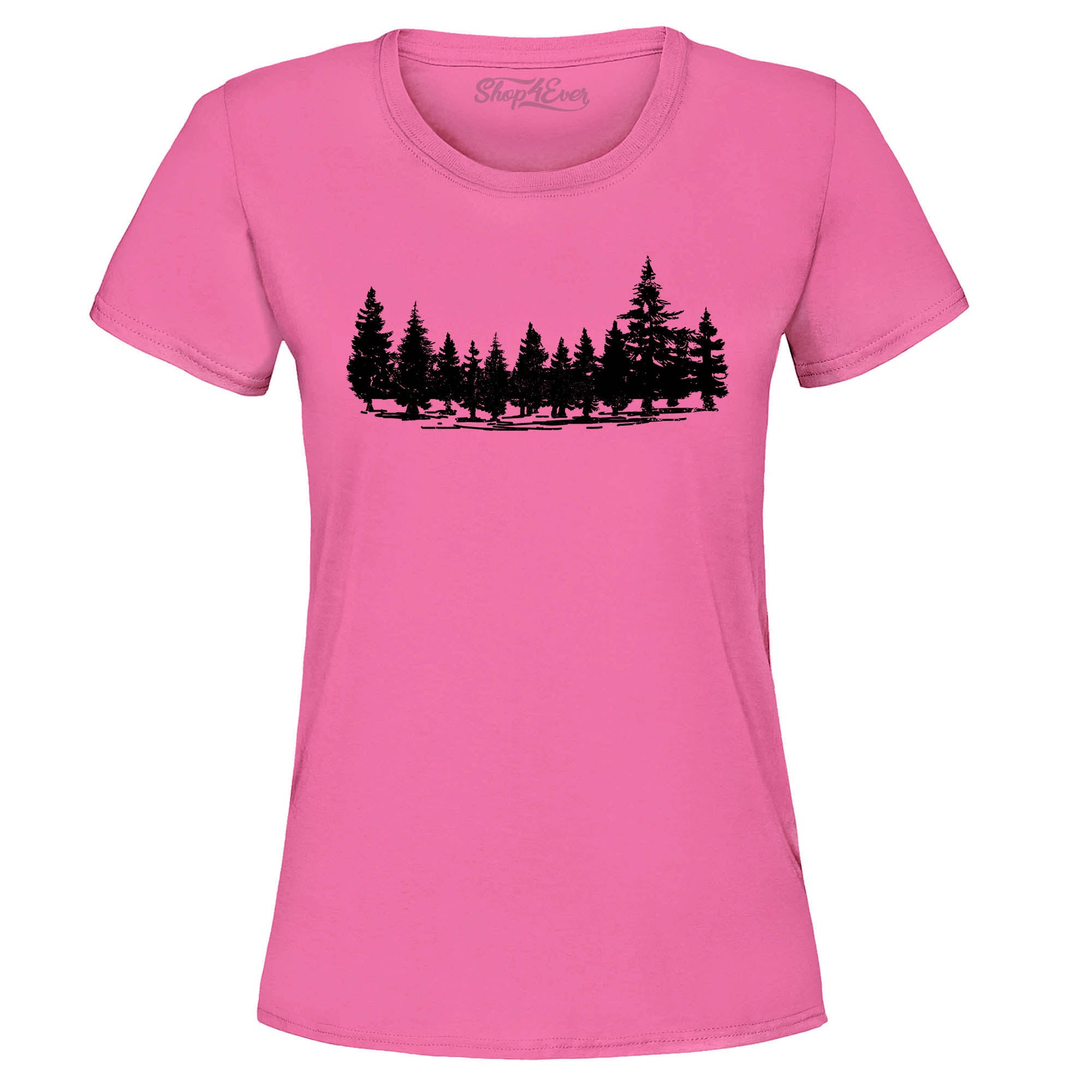 Forest Trees Nature Mountains Wildlife Women's T-Shirt