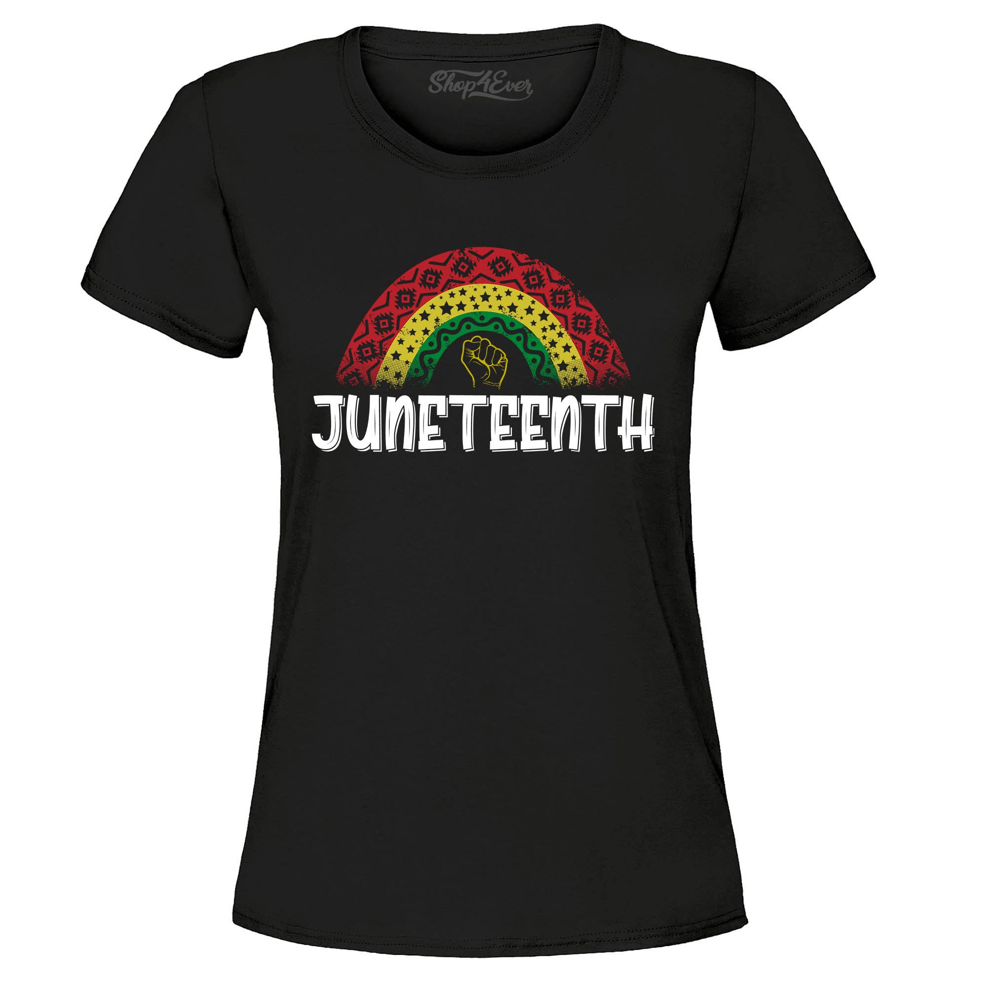 Juneteenth Rainbow June 19th 1865 Women's T-Shirt