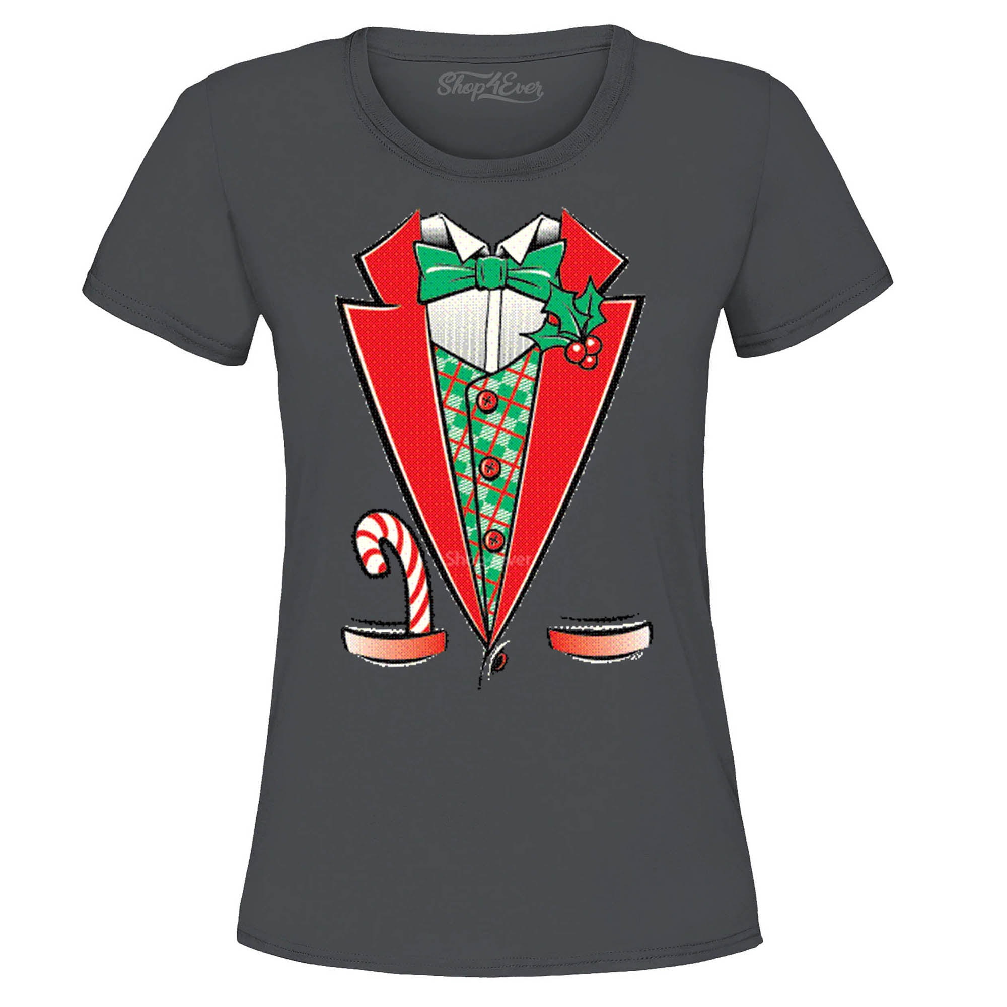 Christmas Tuxedo Costume Women's T-Shirt Funny Xmas Shirts