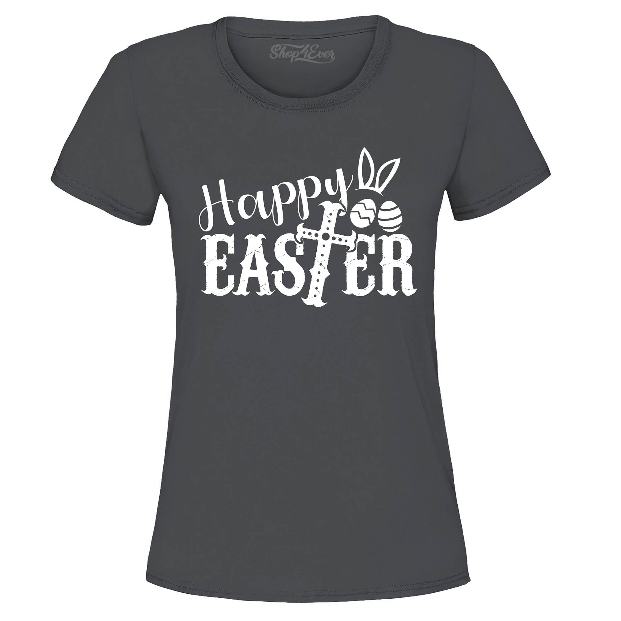 Happy Easter with Cross Women's T-Shirt